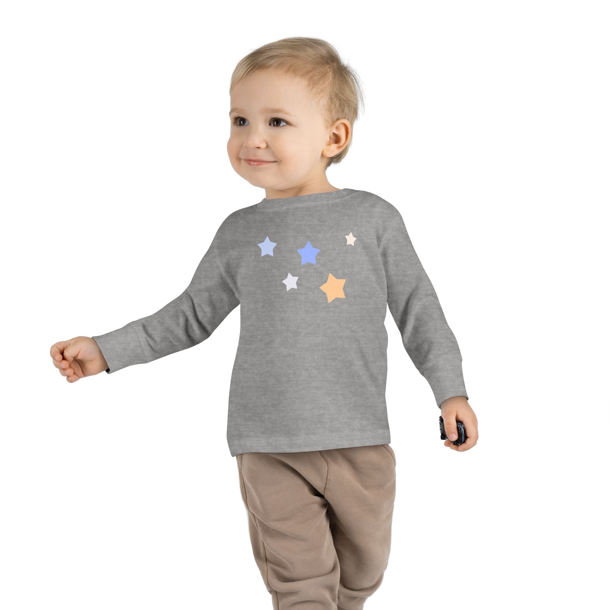 Toddler Cassiopeia Star Print Cotton Baby Long Sleeve Tee