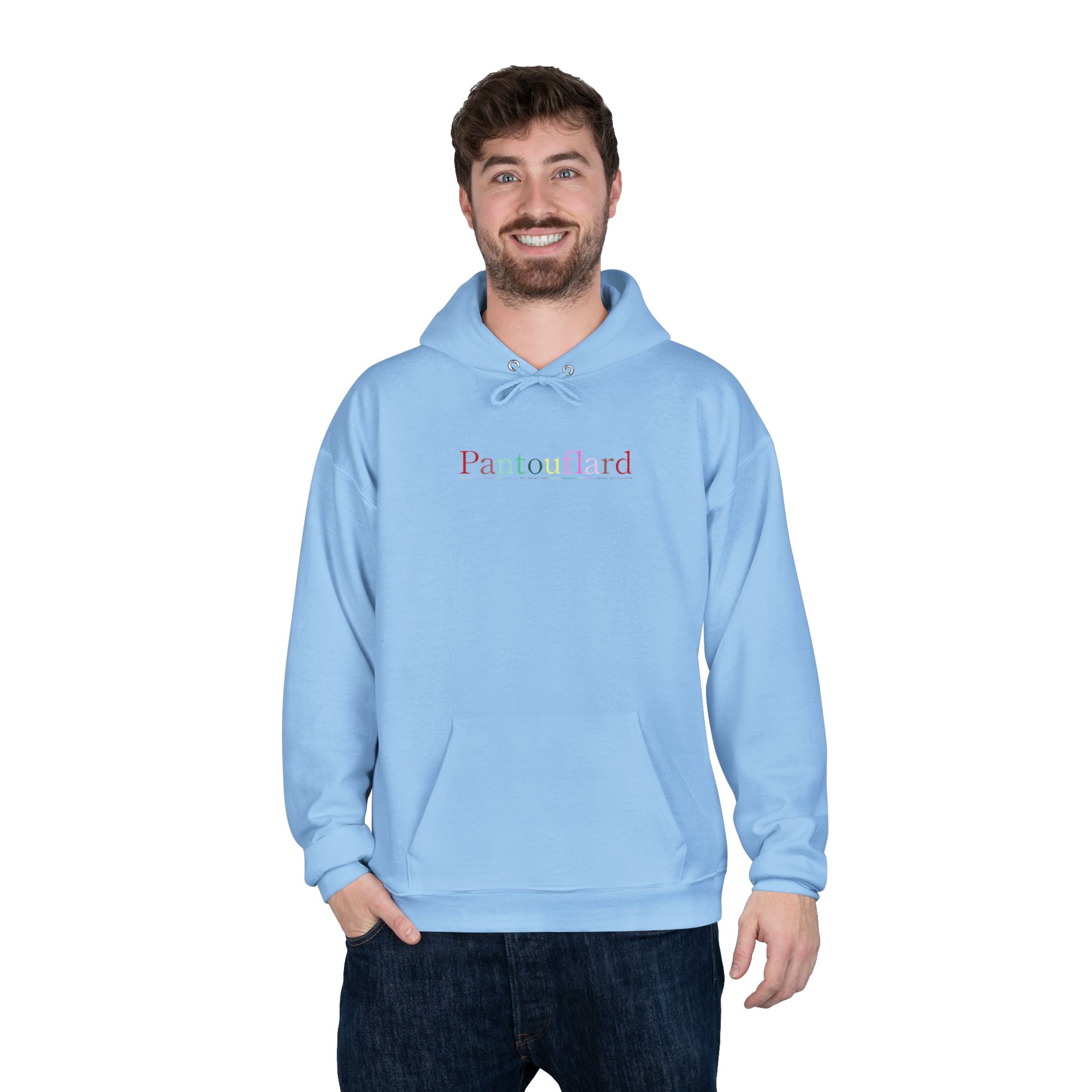 Pantouflard Graphic Eco-Fleece Hoodie | Sustainable Cotton Blend Pullover