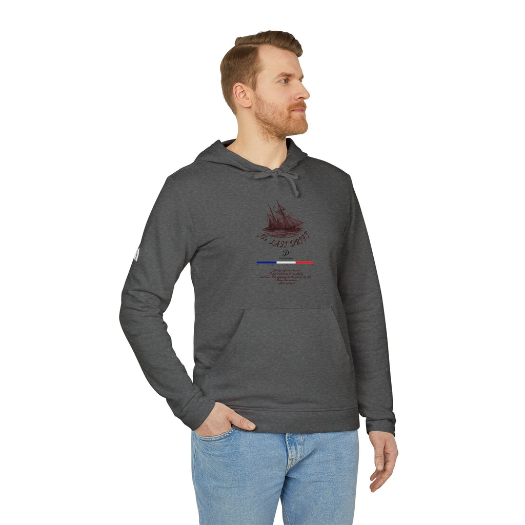 Old Money Yacht Club Hoodie - The Last Drift I (Authentic Adidas Sporty Rich Fleece)