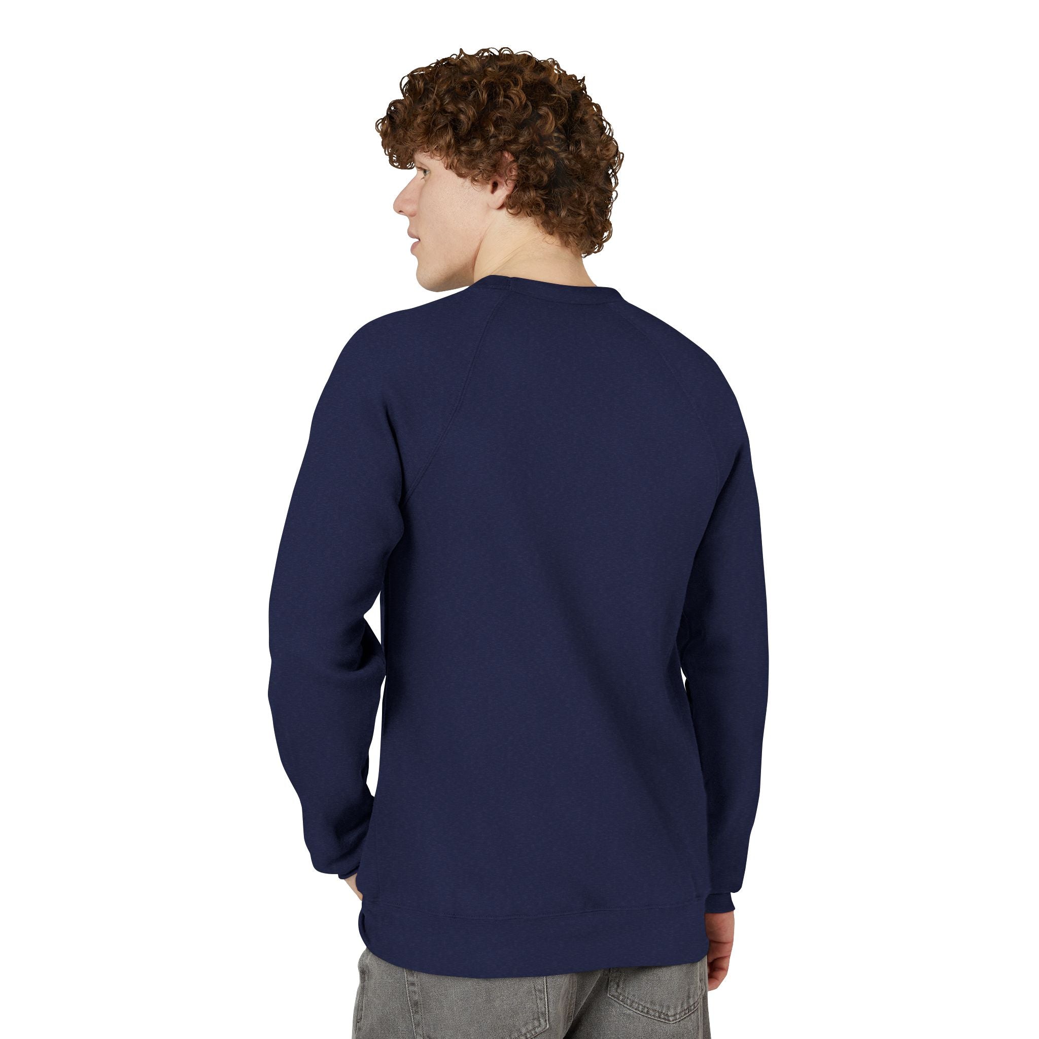 Unisex Old Money Aesthetic Raglan Sweatshirt - Colorful Logo (Premium Sponge Fleece)