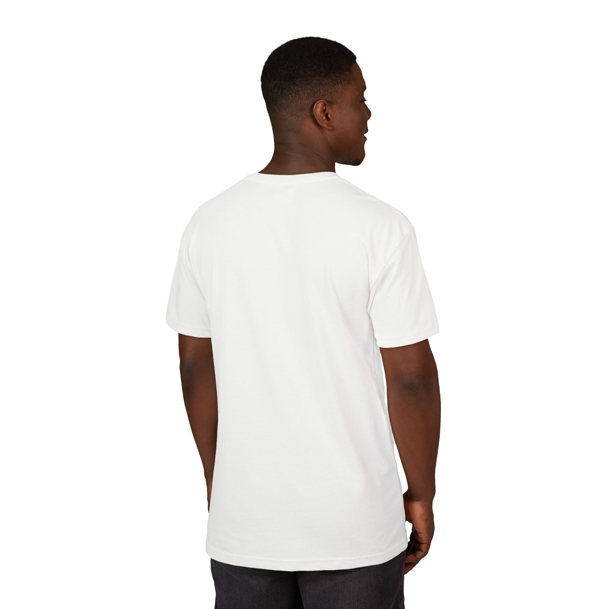 Men's & Women's Black Sueded T-Shirt - Ultra Soft 60/40 Cotton Poly Blend Graphic Tee