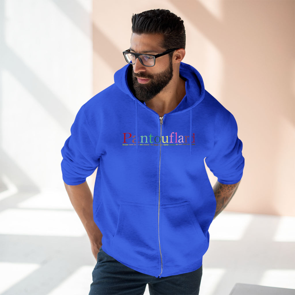 Text Zip Hoodie | Lane Seven Fleece with YKK Zipper
