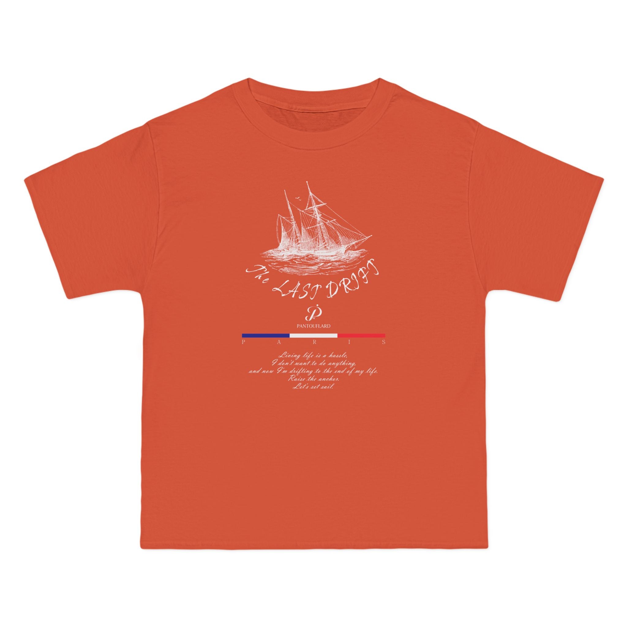 Unisex Black Hanes Vintage Ship Graphic 100% Cotton T-Shirt