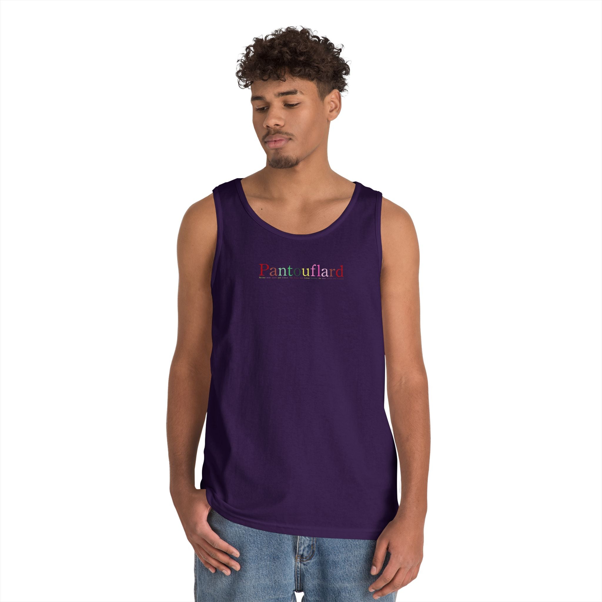 Unisex Heavy Cotton Tank Top - Classic Fit Sleeveless Shirt