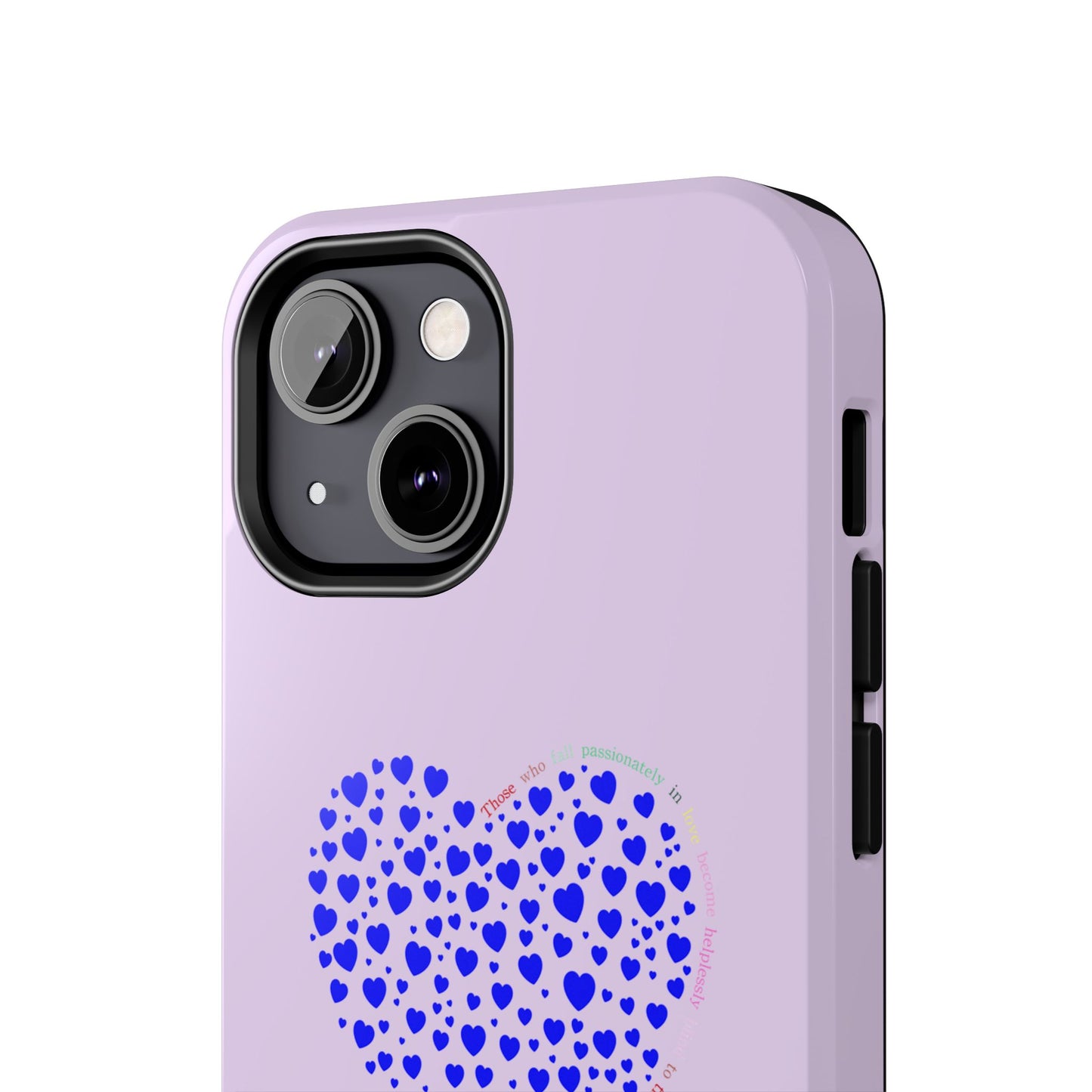 Blue Heart Design Tough iPhone Cases