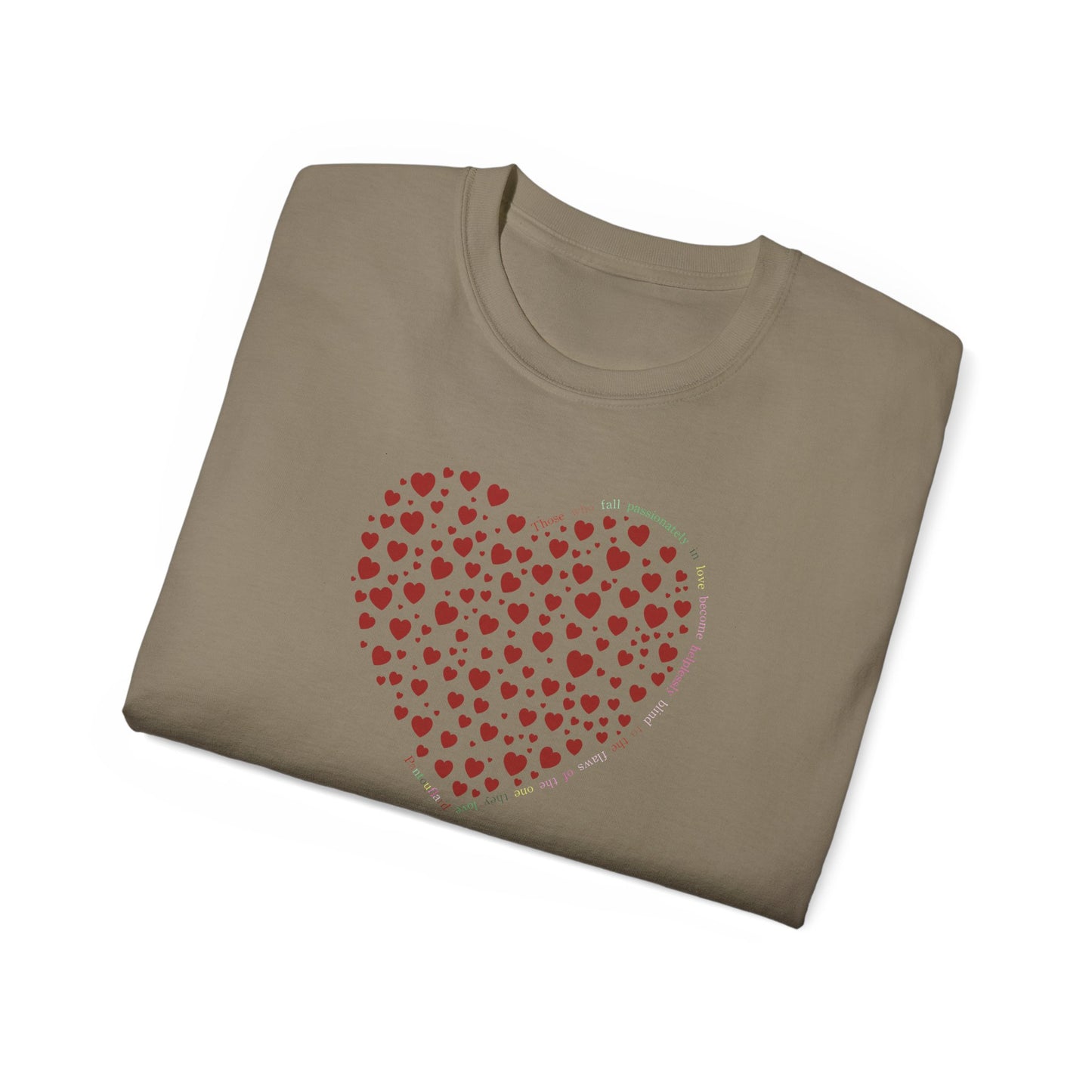 Red Heart Unisex Kurzarm-T-Shirt