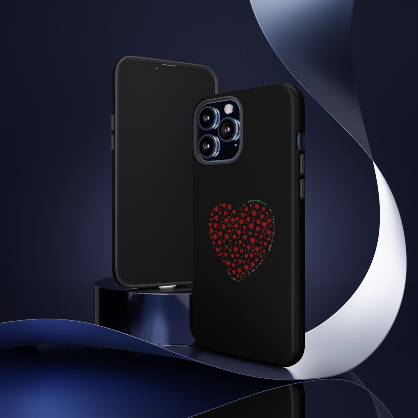 Fundas de corazón rojo para teléfonos iPhone, Galaxy, Google Pixel (54 tipos)