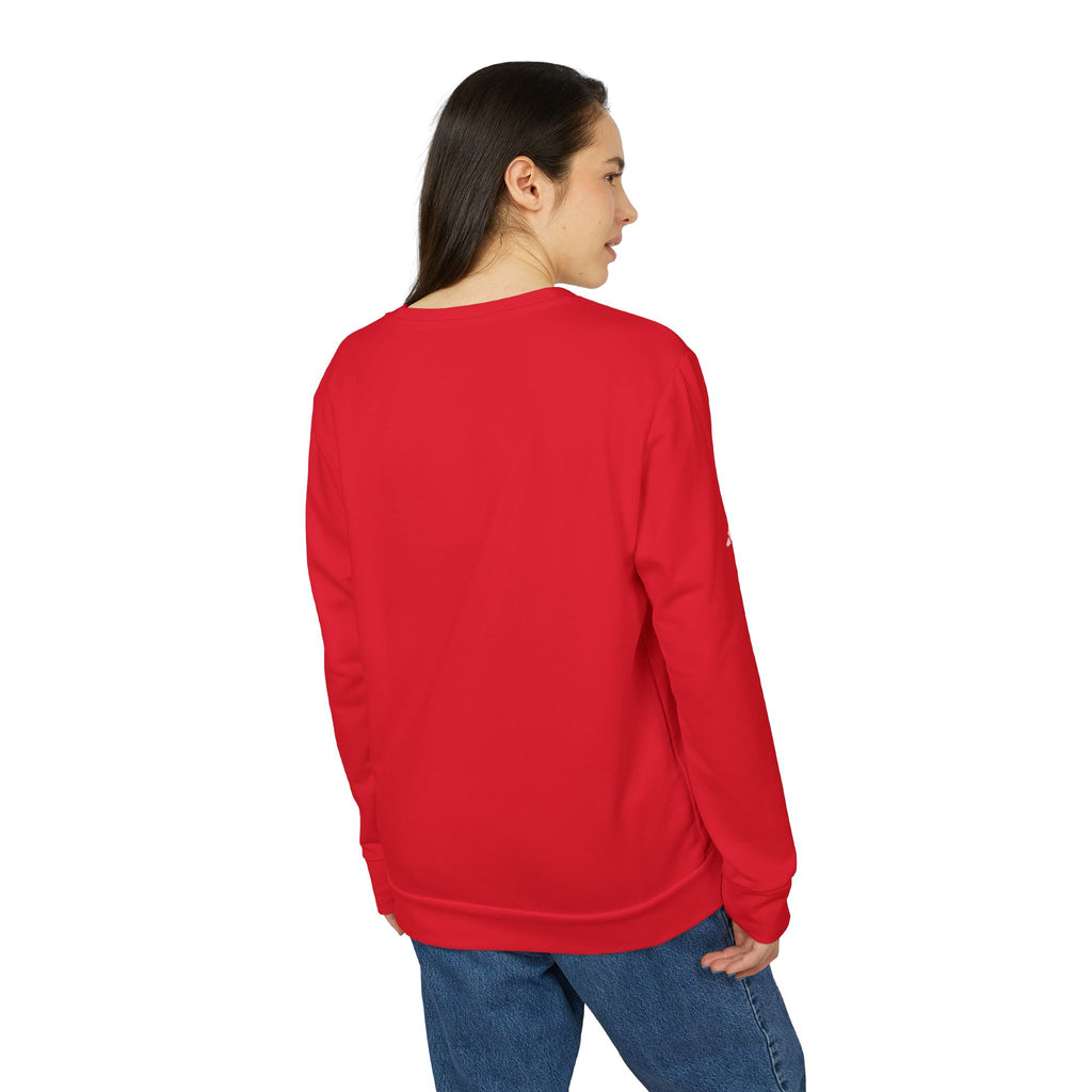 Unisex Royal Blue Kitschy Cassiopeia Constellation BCI Cotton Adidas Sweatshirt