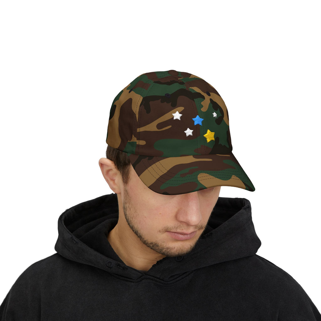 Unisex Cassiopeia Star Embroidered Cotton Dad Cap