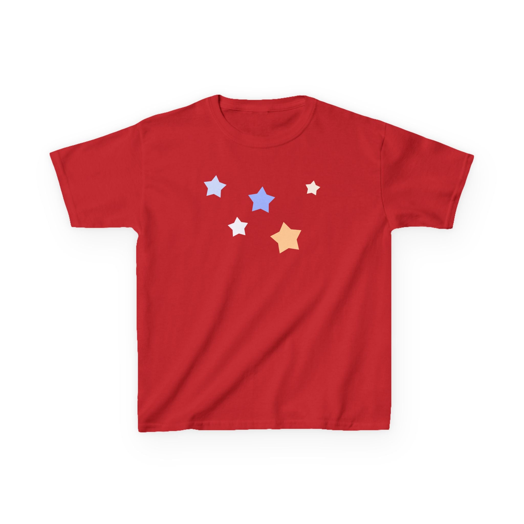 Kids Boys' & Girls' Cassiopeia Constellation Graphic T-Shirt - W-Shape Heavy Cotton Tee