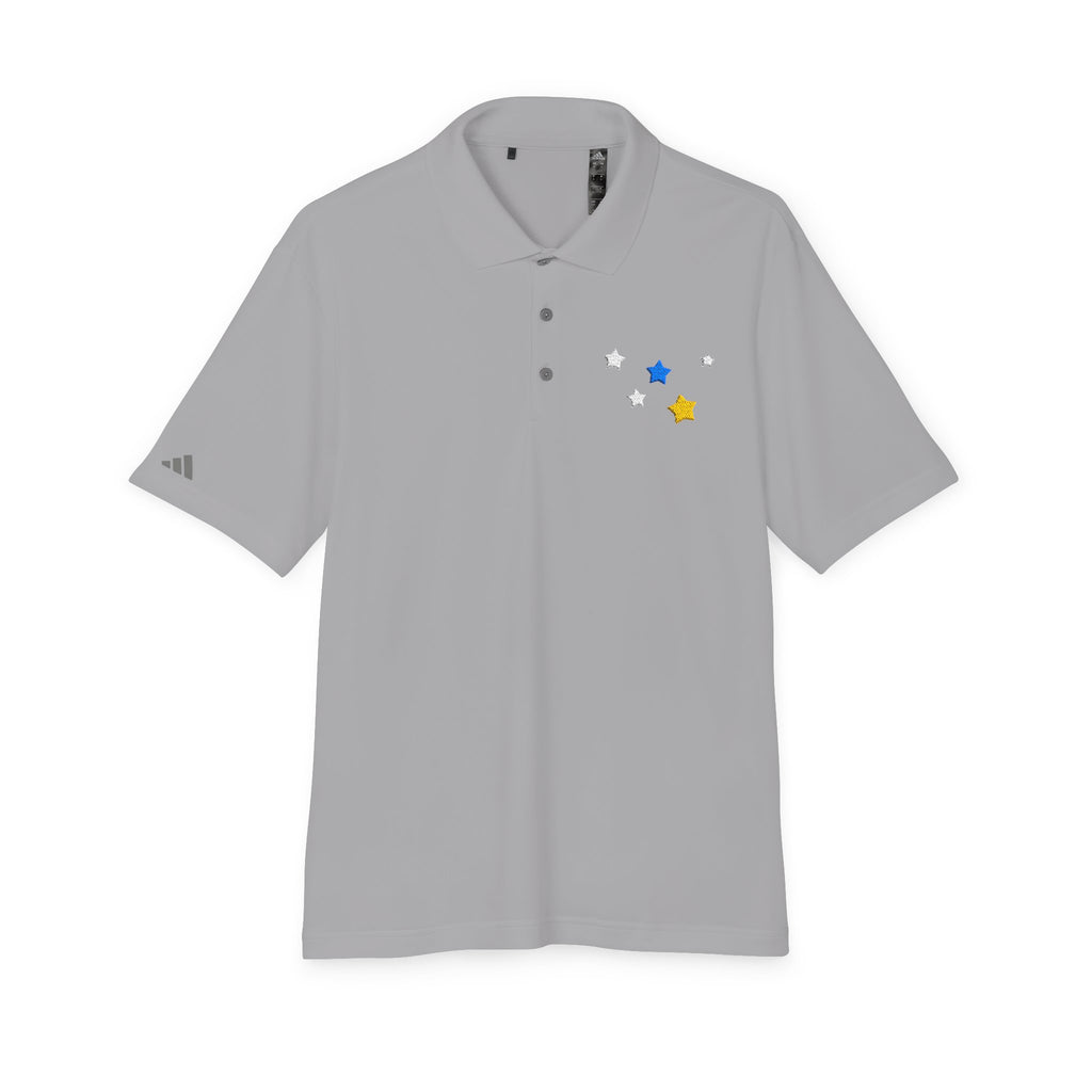 Adidas Unisex Cassiopeia Constellation Embroidered Polo - W-Shape Performance Shirt