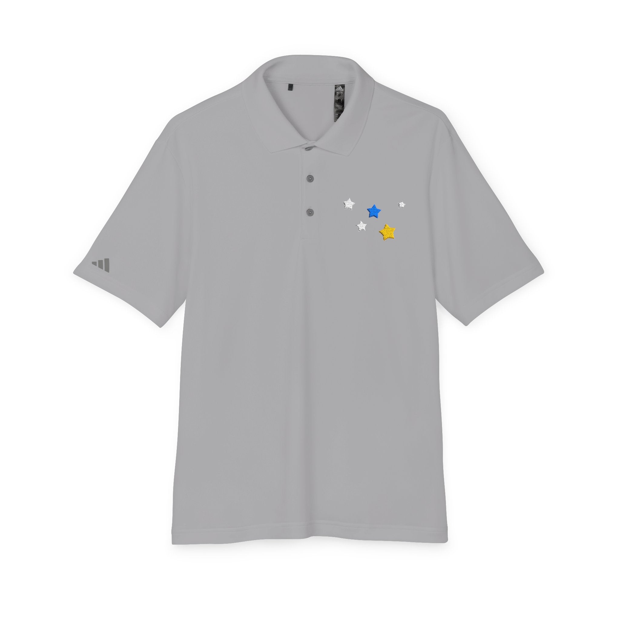 Adidas Unisex Cassiopeia Constellation Embroidered Polo - W-Shape Performance Shirt