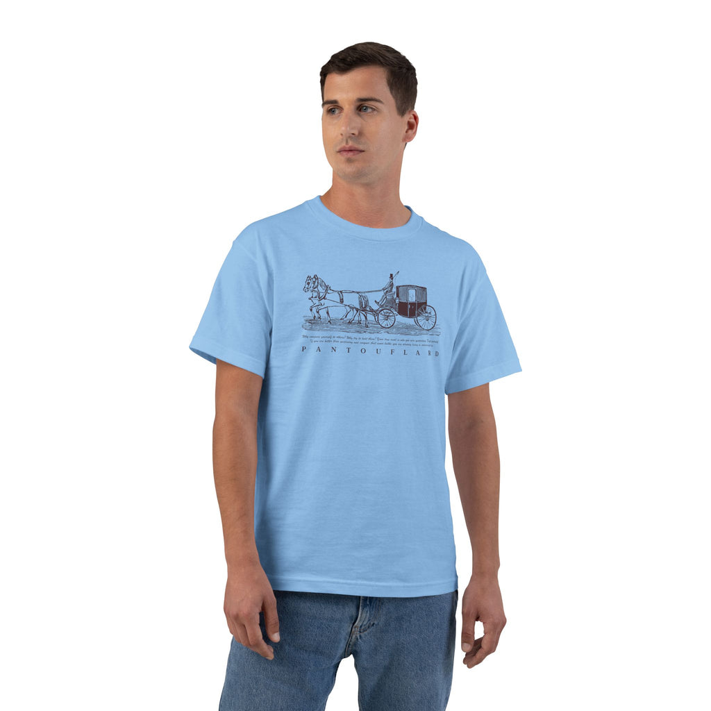 Unisex Burnt Orange Vintage Carriage Graphic 100% Cotton T-Shirt