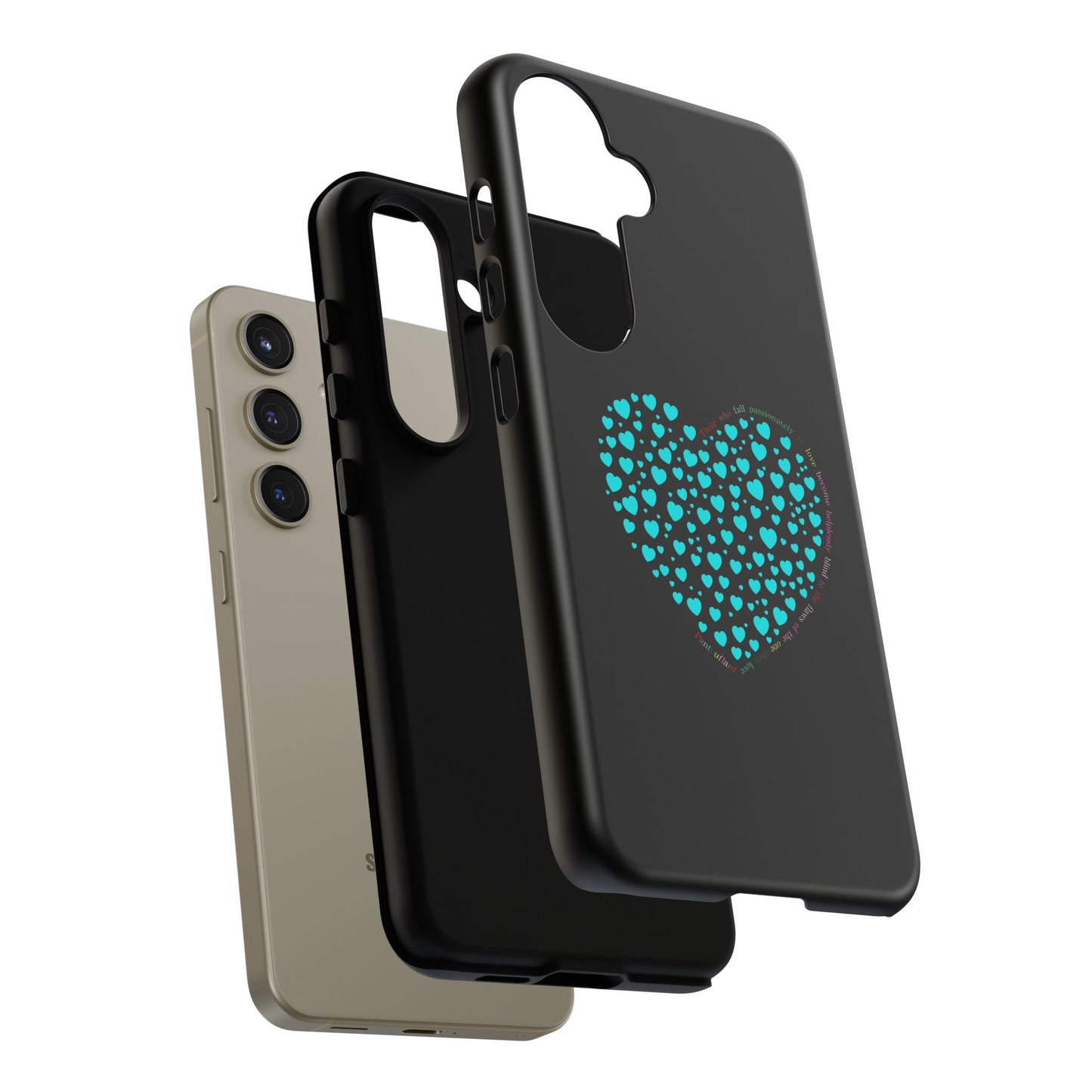 Fundas Mint Heart para teléfonos iPhone, Galaxy, Google Pixel (54 tipos)
