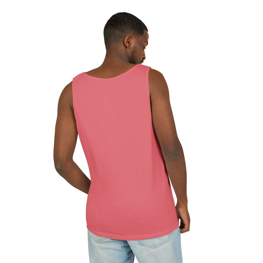 Unisex Black Last Drift Cotton Garment-Dyed Tank Top