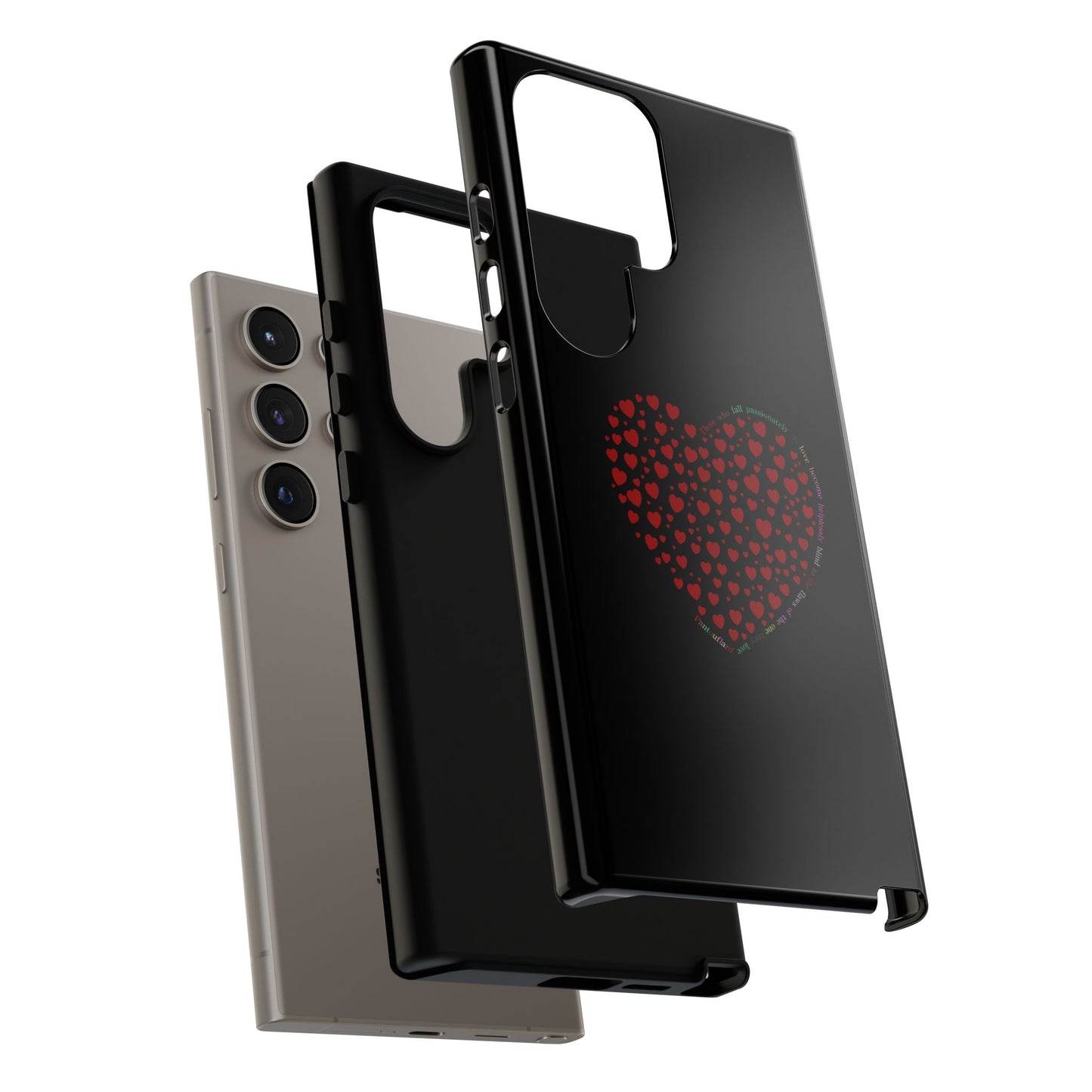Fundas de corazón rojo para teléfonos iPhone, Galaxy, Google Pixel (54 tipos)