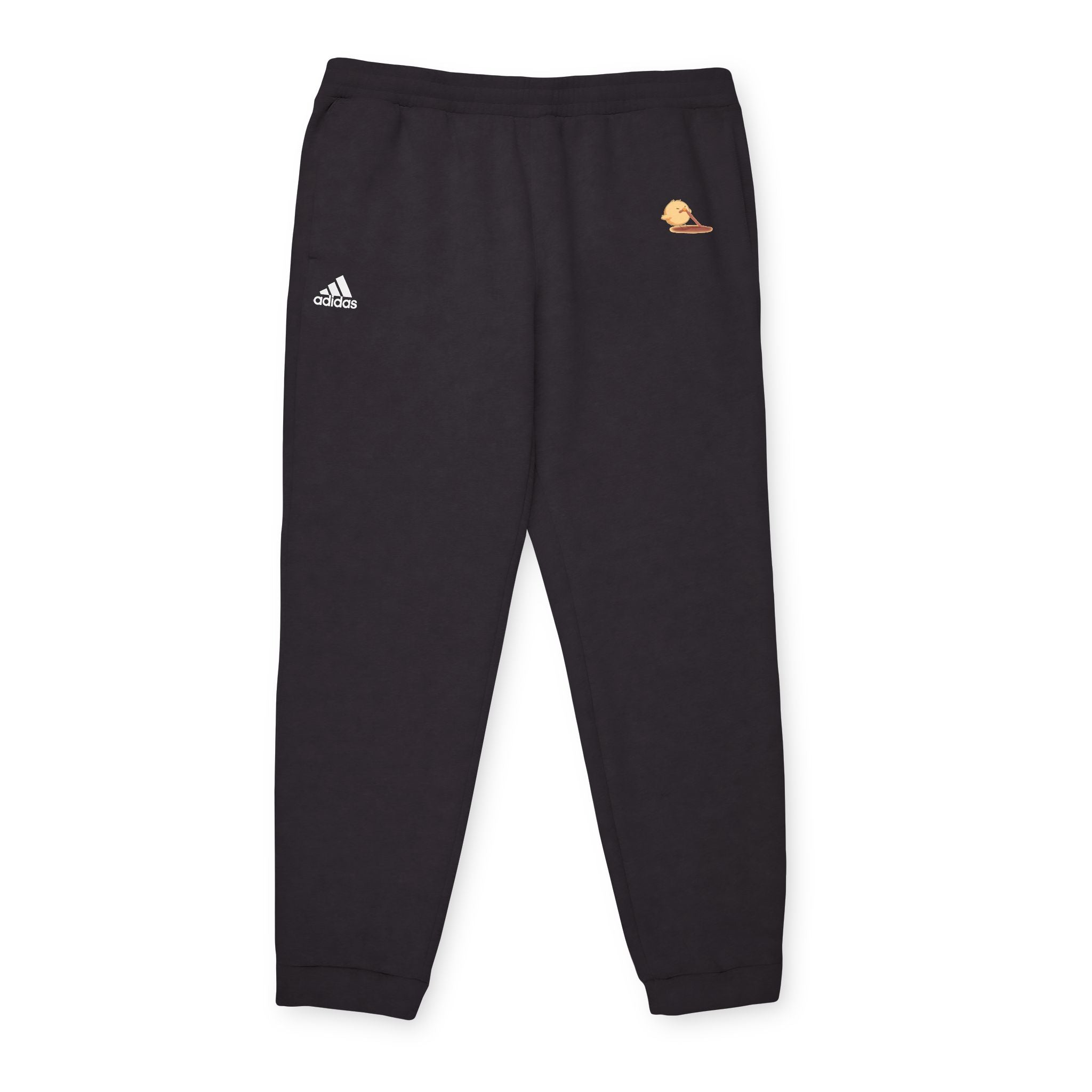 Adidas Fleece Joggers - Sweatpants with Cute Chick Cartoon