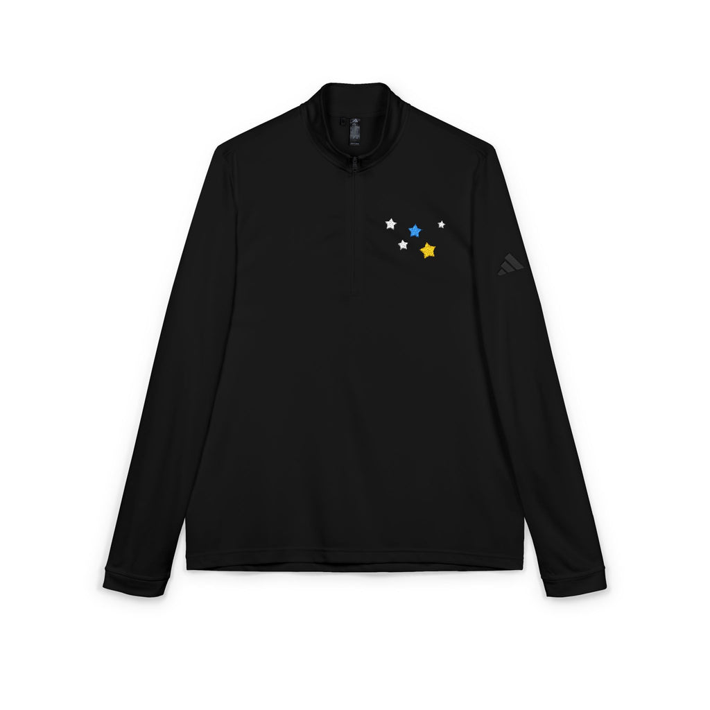 Adidas Cassiopeia Constellation Embroidered Quarter-Zip - W-Shape Performance Pullover