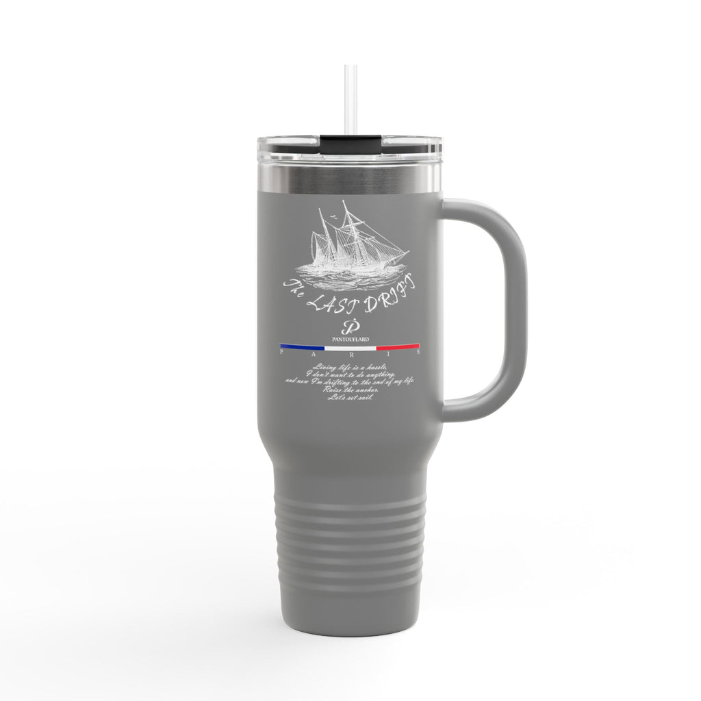 Navy Blue The Last Drift Ship 40oz Stainless Steel Insulated Travel Mug