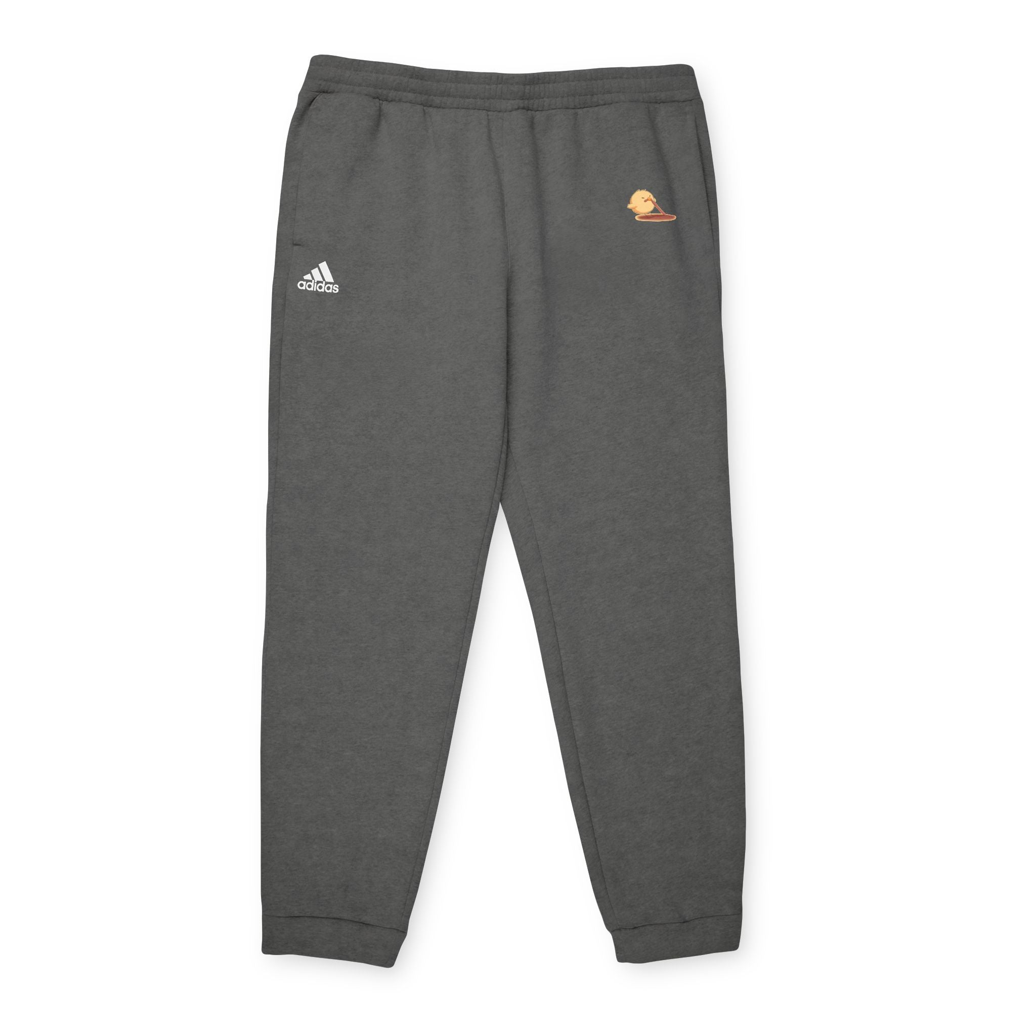 Adidas Fleece Joggers - Sweatpants with Cute Chick Cartoon