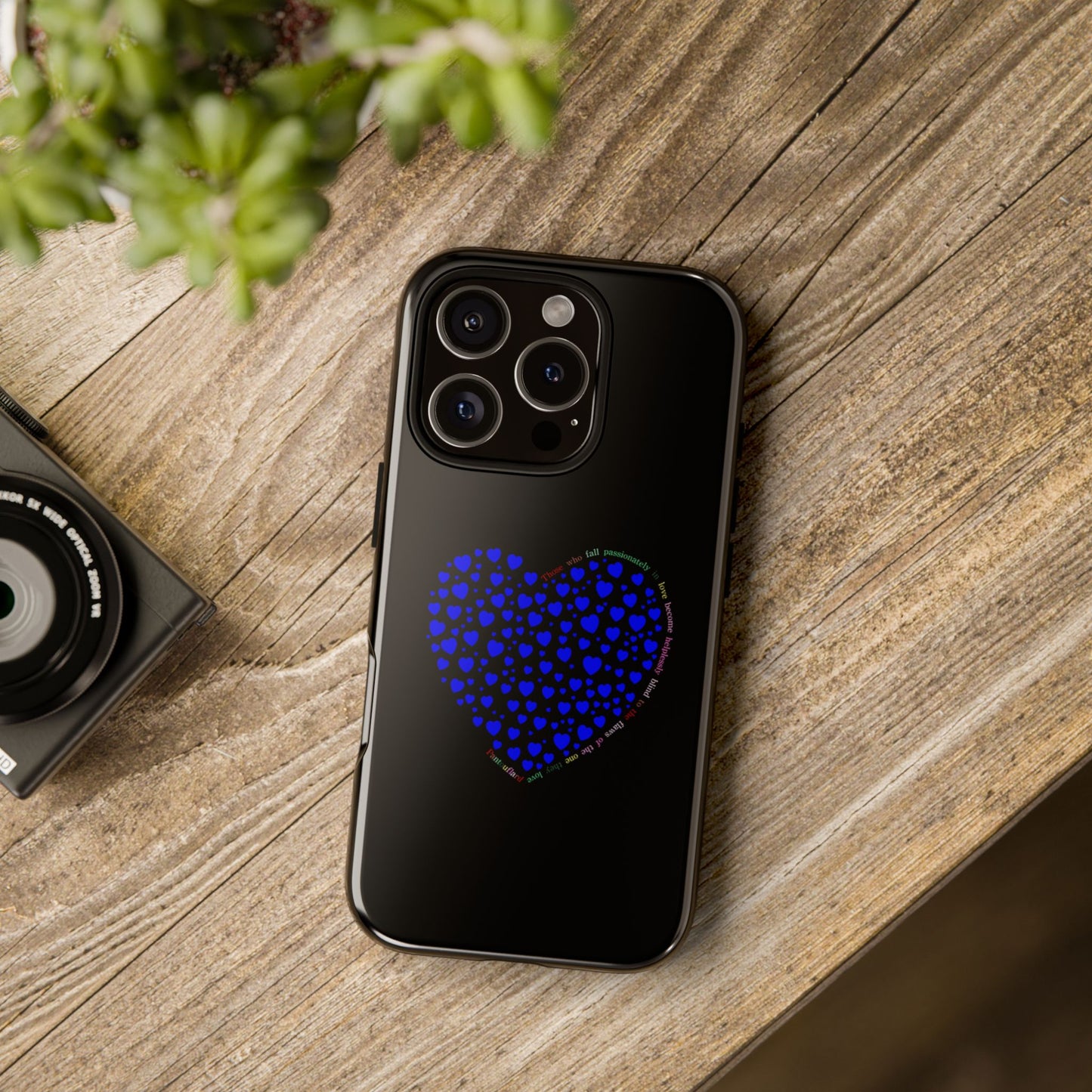 Fundas de corazón azul para teléfonos iPhone, Galaxy, Google Pixel (54 tipos)