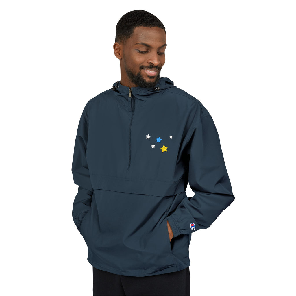 Champion Men's & Women's Cassiopeia Constellation Embroidered Anorak - W-Shape Packable Jacket