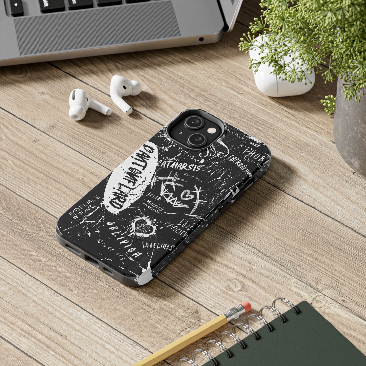 Edgy iPhone Cases for Tough Love - Perfect for Teens and Young Adults, Trendy Art, Unique Gift, Phone Accessories