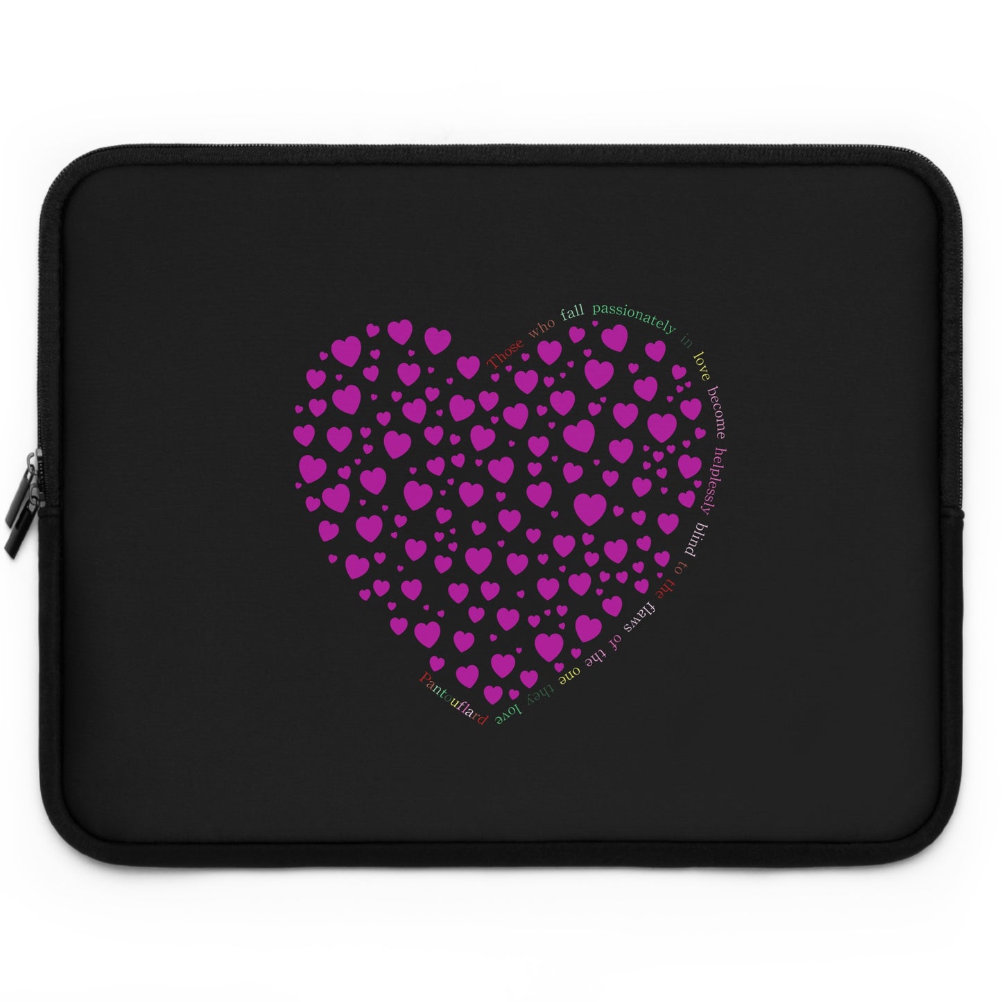 Pink Heart Laptop Sleeve