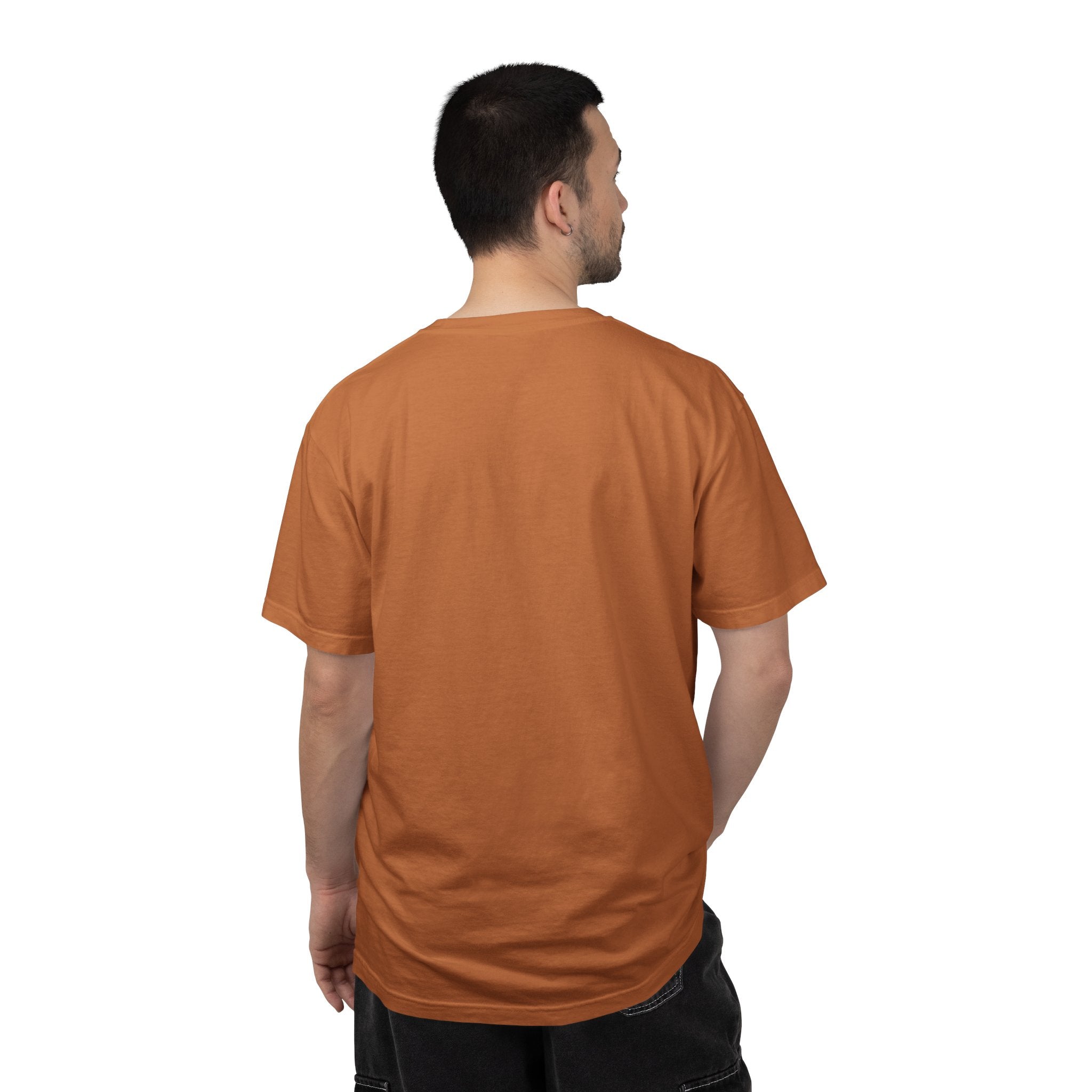 Unisex Burnt Orange Vintage Horse Carriage 100% Cotton T-shirt