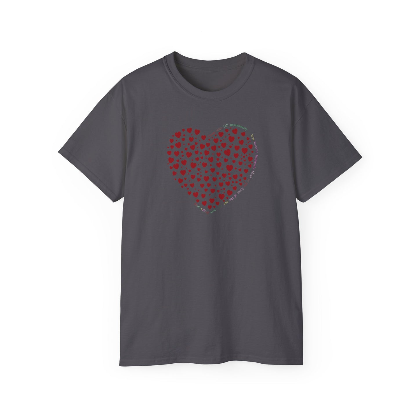 Red Heart Unisex Kurzarm-T-Shirt
