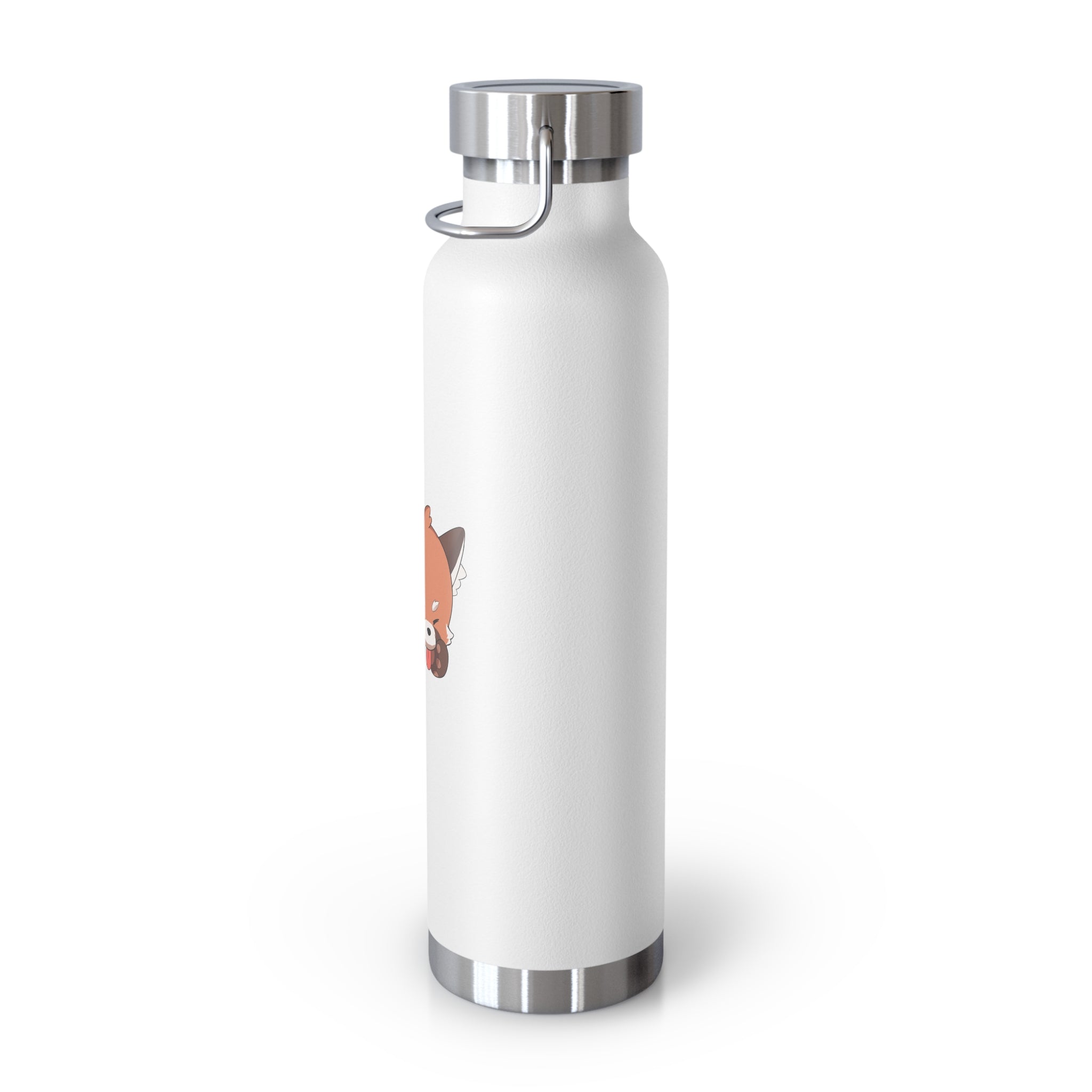 Orange Cute Sleeping Red Panda 22oz Copper Vacuum Insulated Bottle