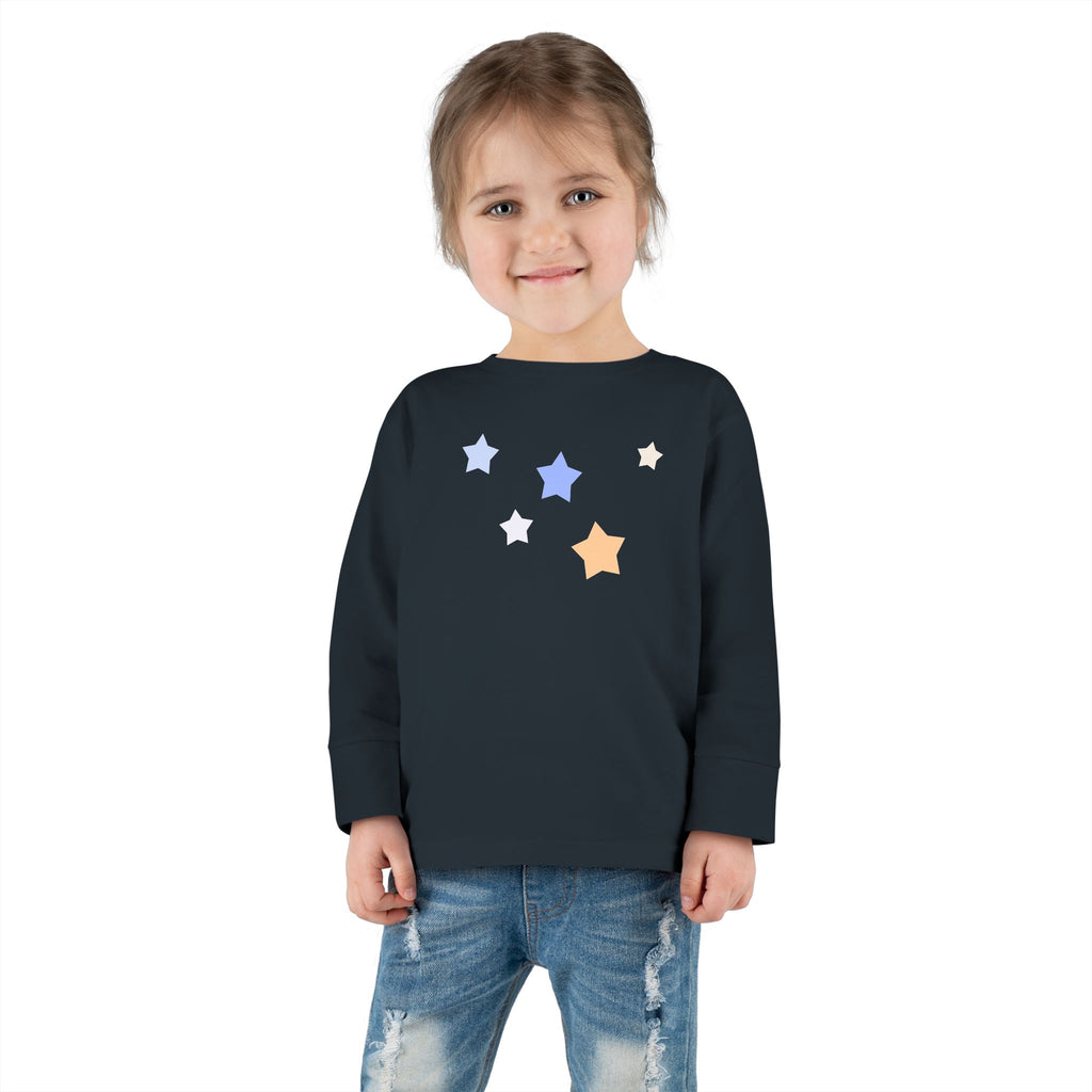 Toddler Cassiopeia Star Print Cotton Baby Long Sleeve Tee