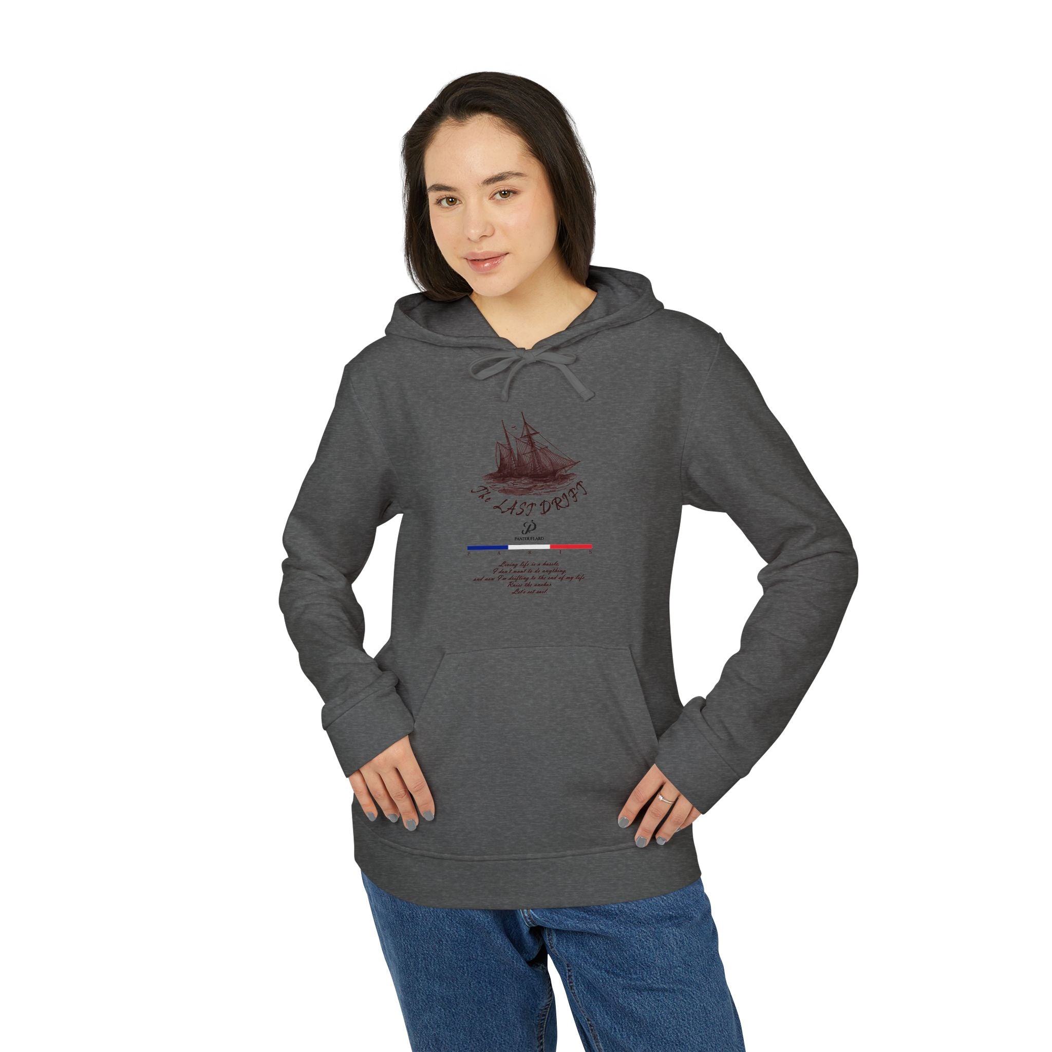Old Money Yacht Club Hoodie - The Last Drift I (Authentic Adidas Sporty Rich Fleece)