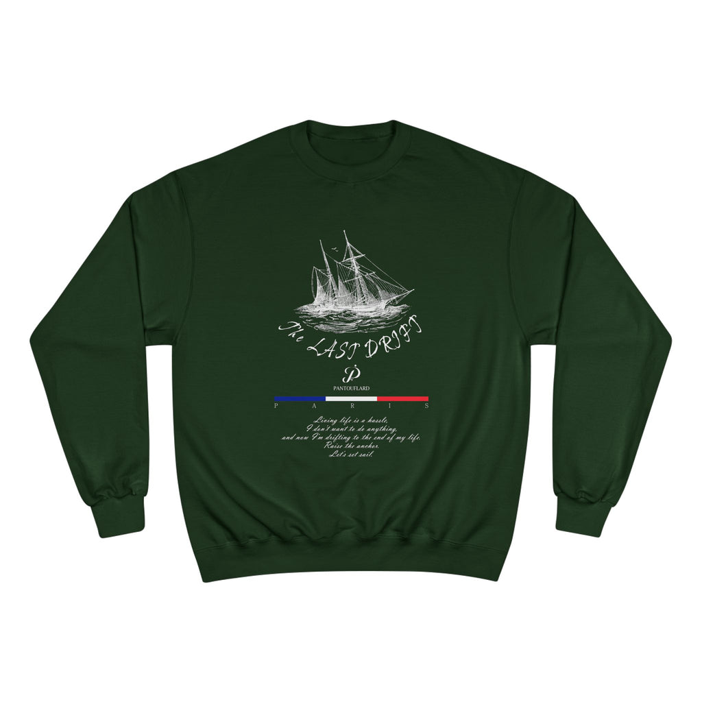 Old Money Nautical Champion Crewneck - The Last Drift II (Paris Streetwear Aesthetic)