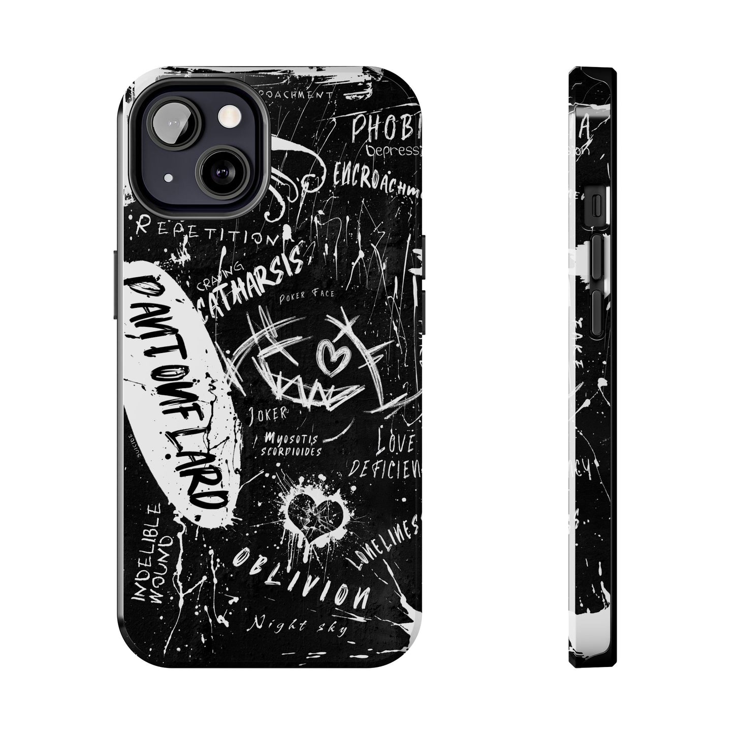 Edgy iPhone Cases for Tough Love - Perfect for Teens and Young Adults, Trendy Art, Unique Gift, Phone Accessories