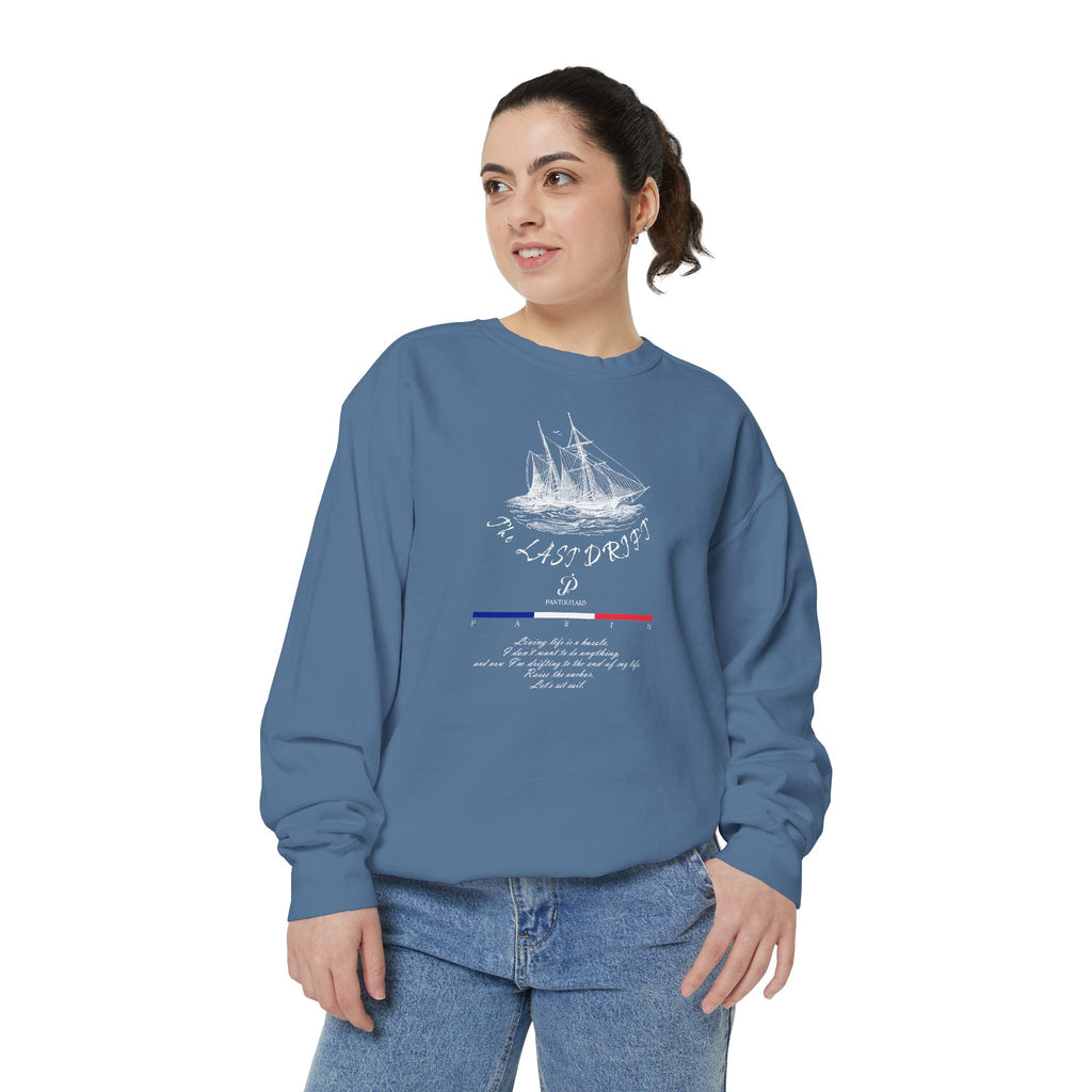 Unisex Navy Last Drift Cotton Blend Sweatshirt