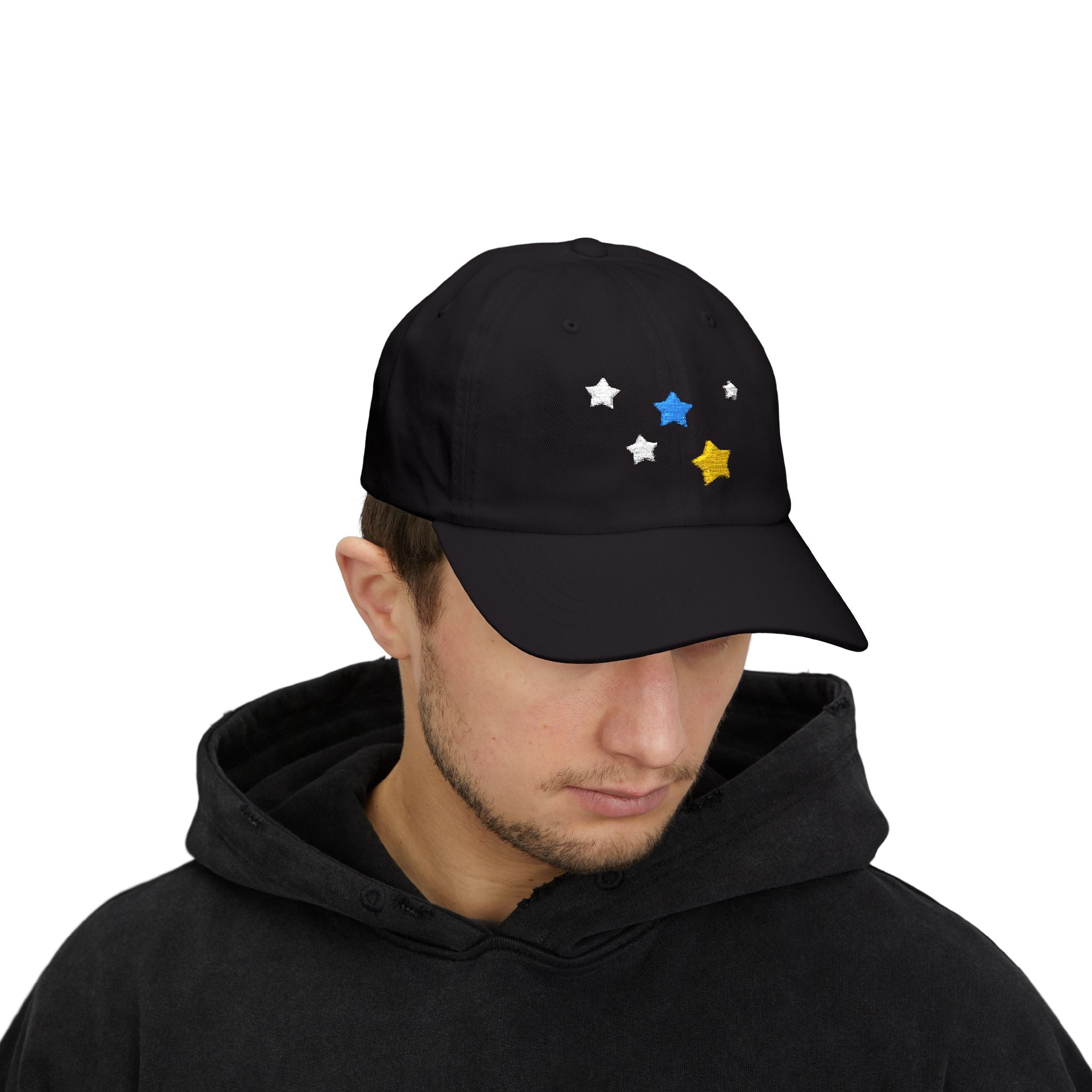 Unisex Cassiopeia Star Embroidered Cotton Dad Cap