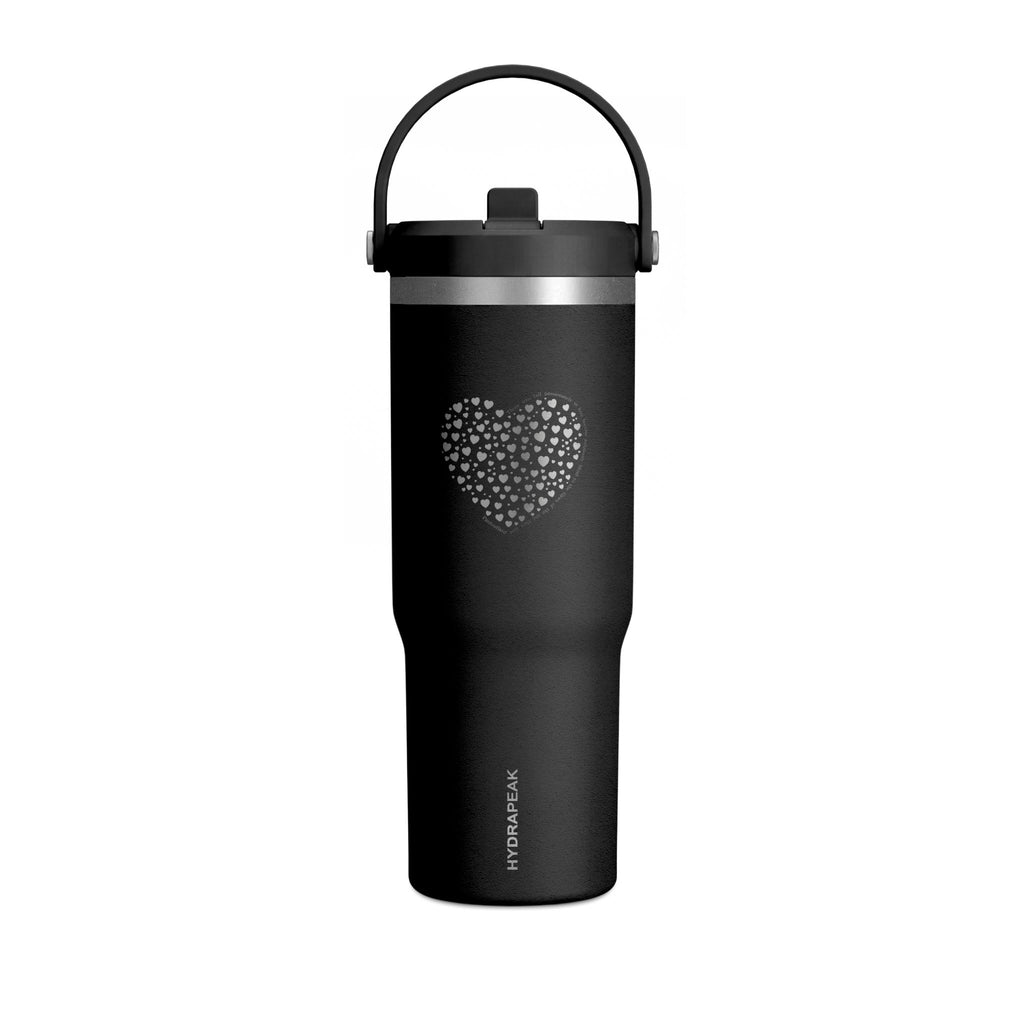 Pink Heart of Hearts 32oz Stainless Steel Nomad Tumbler