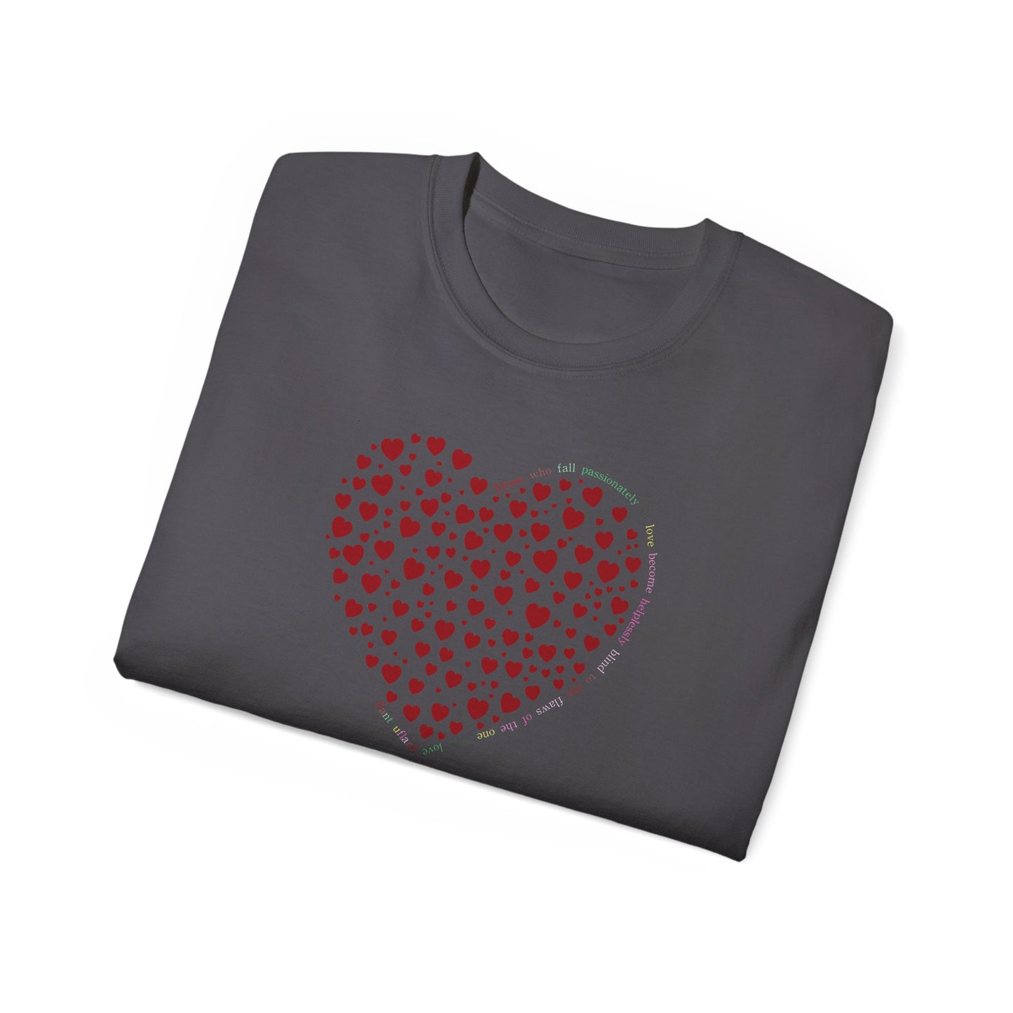 Red Heart Unisex Kurzarm-T-Shirt