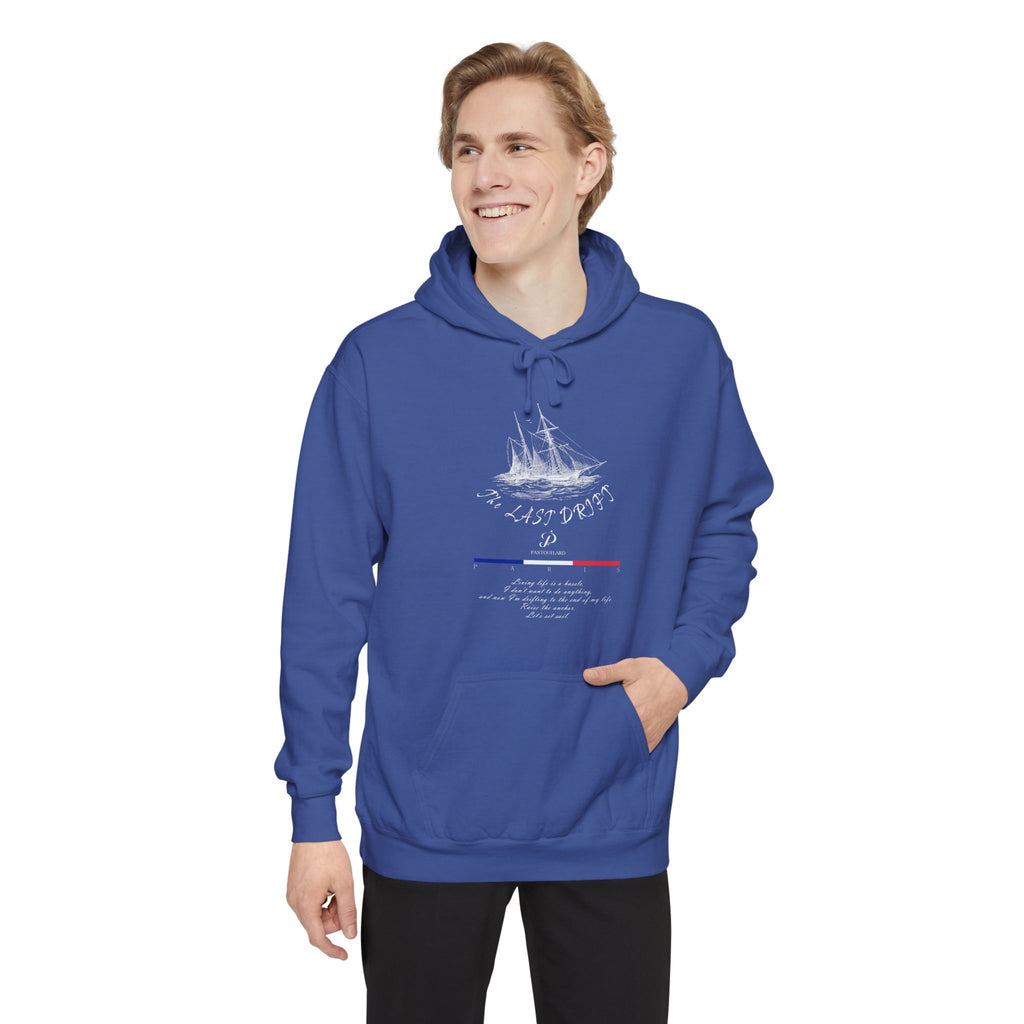 Old Money Nautical Heritage Hoodie - The Last Drift II (9.5oz Garment-Dyed Fleece)