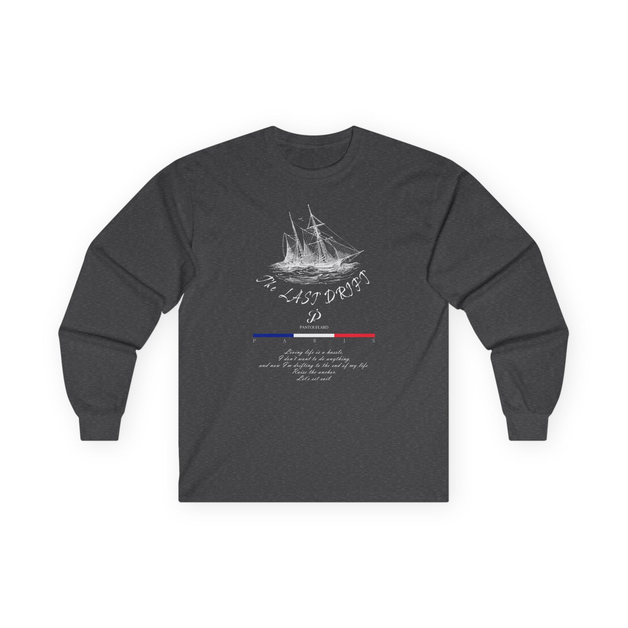 Unisex Black Last Drift Cotton Long Sleeve Tee