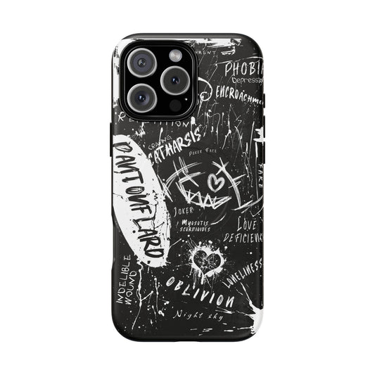 Tough Magnetic iPhone Case, Durable Phone Cover, Unique Design, Gift for Tech Lovers, Stylish Protection