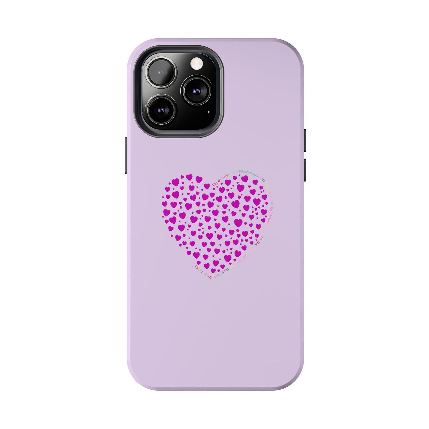 Pink Heart Design Tough iPhone Cases