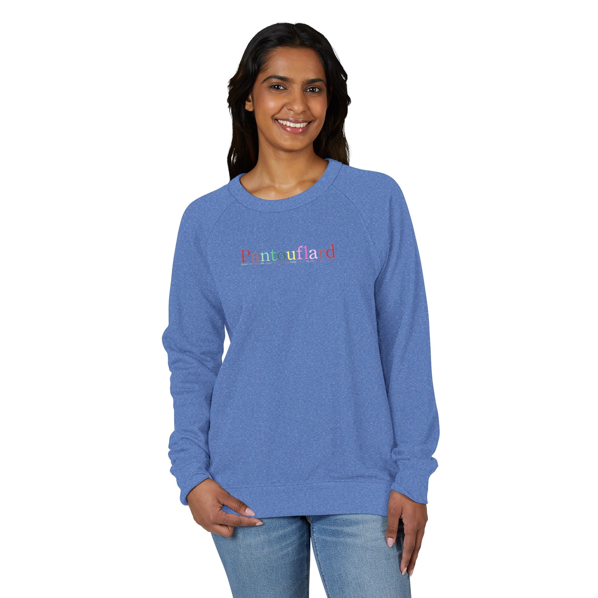 Unisex Old Money Aesthetic Raglan Crewneck - Premium French Terry