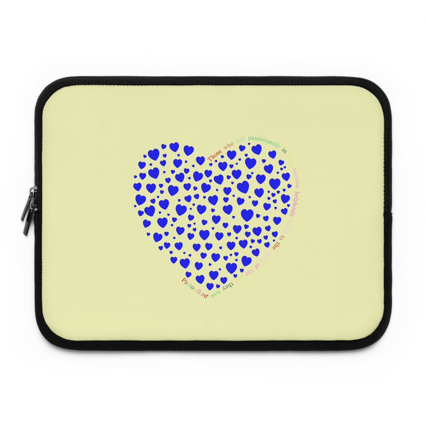 Blue Heart Laptop Sleeve