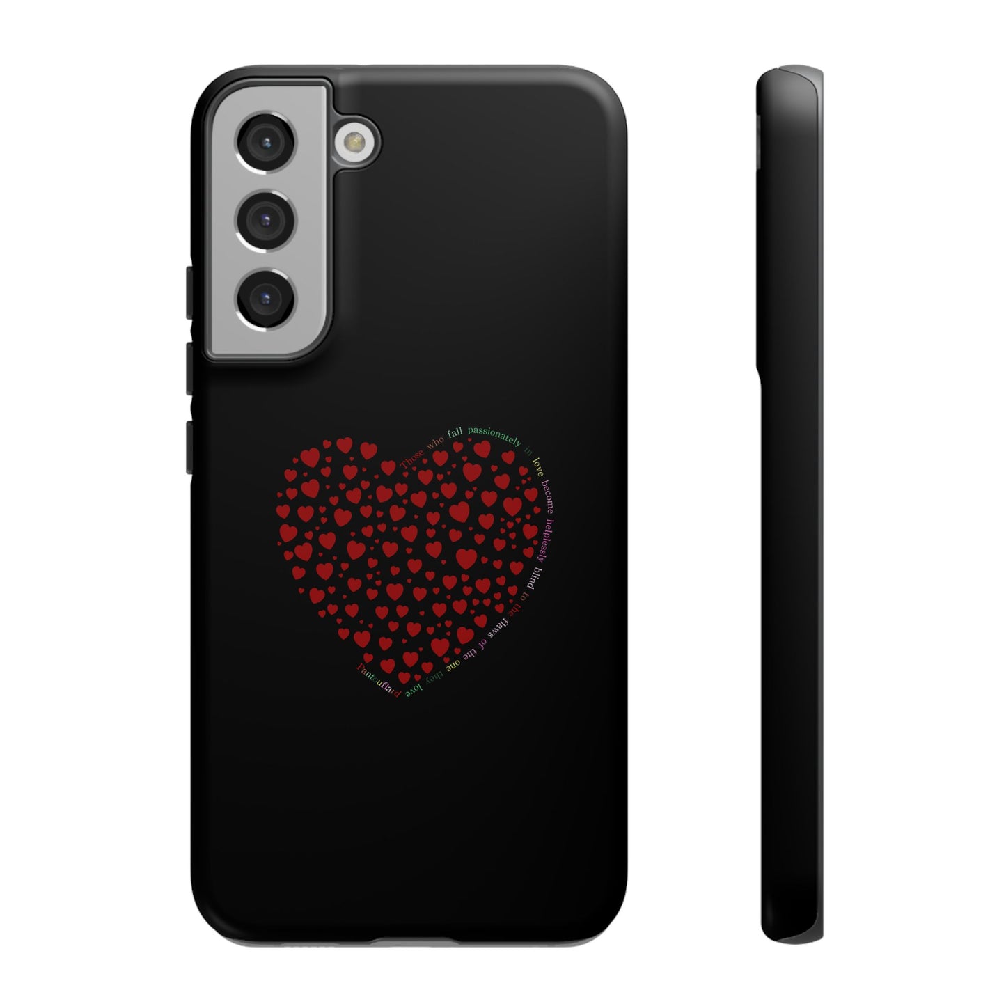 Fundas de corazón rojo para teléfonos iPhone, Galaxy, Google Pixel (54 tipos)