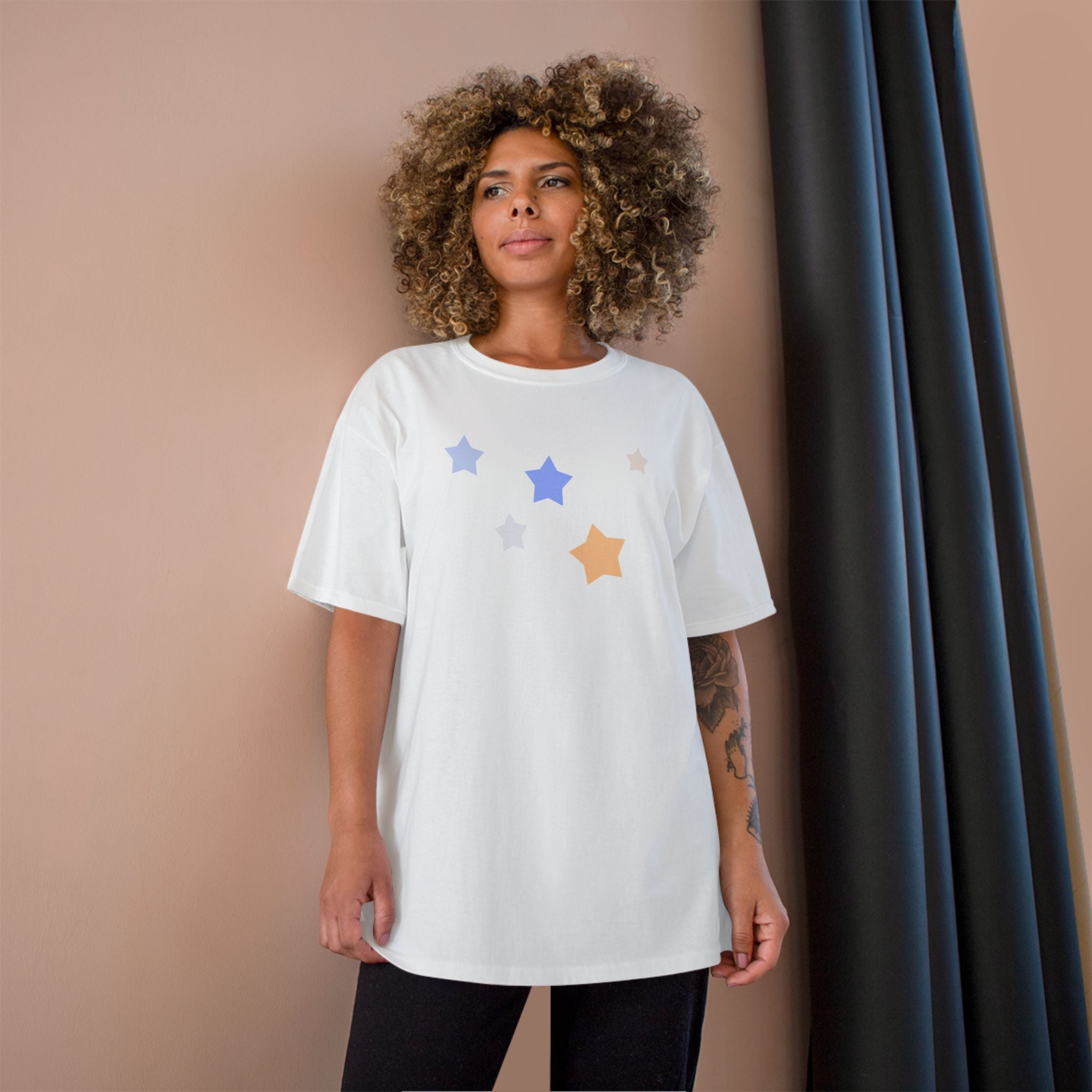 Champion Unisex Cassiopeia Constellation Short-Sleeve T-Shirt - W-Shape Graphic Tee