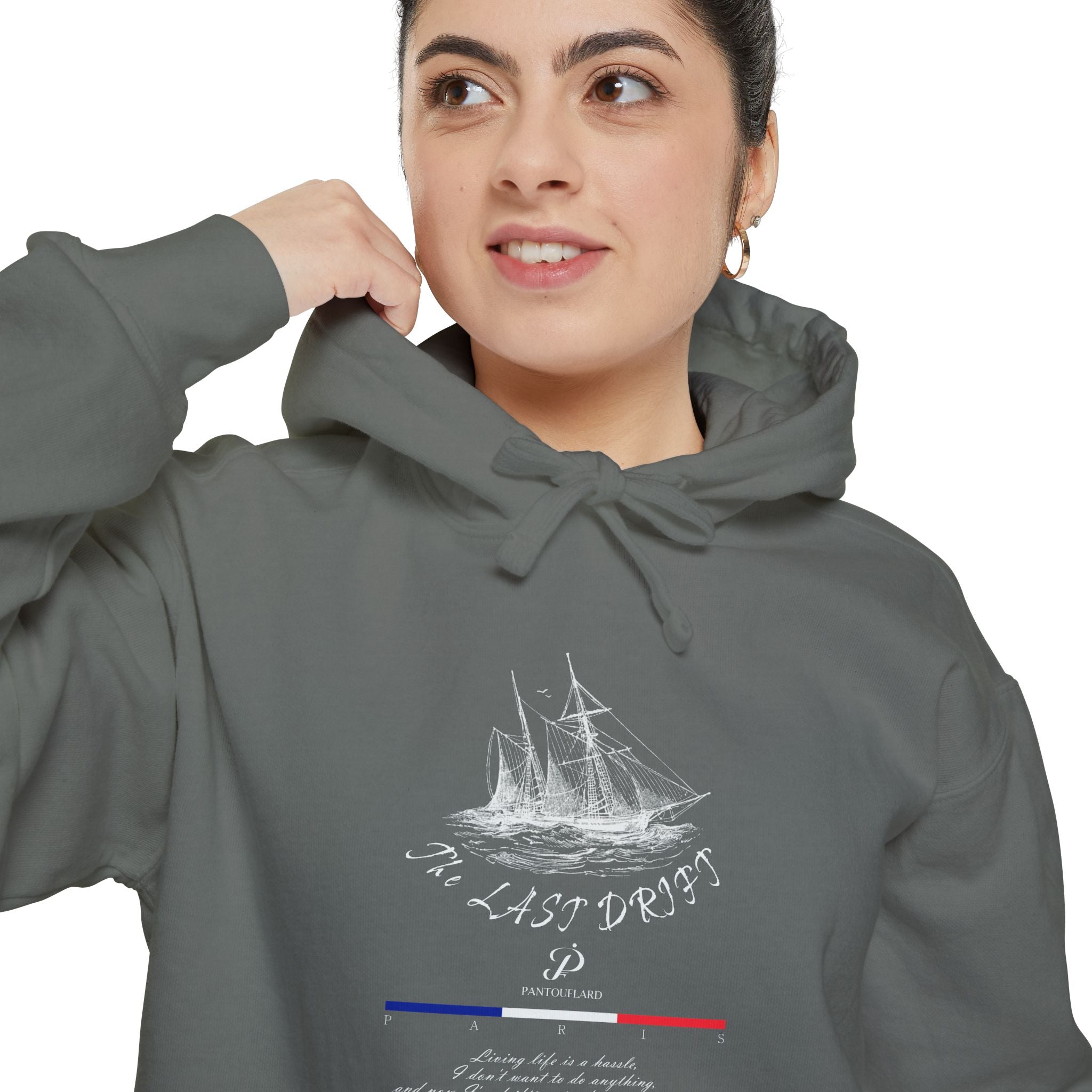 Old Money Nautical Heritage Hoodie - The Last Drift II (9.5oz Garment-Dyed Fleece)
