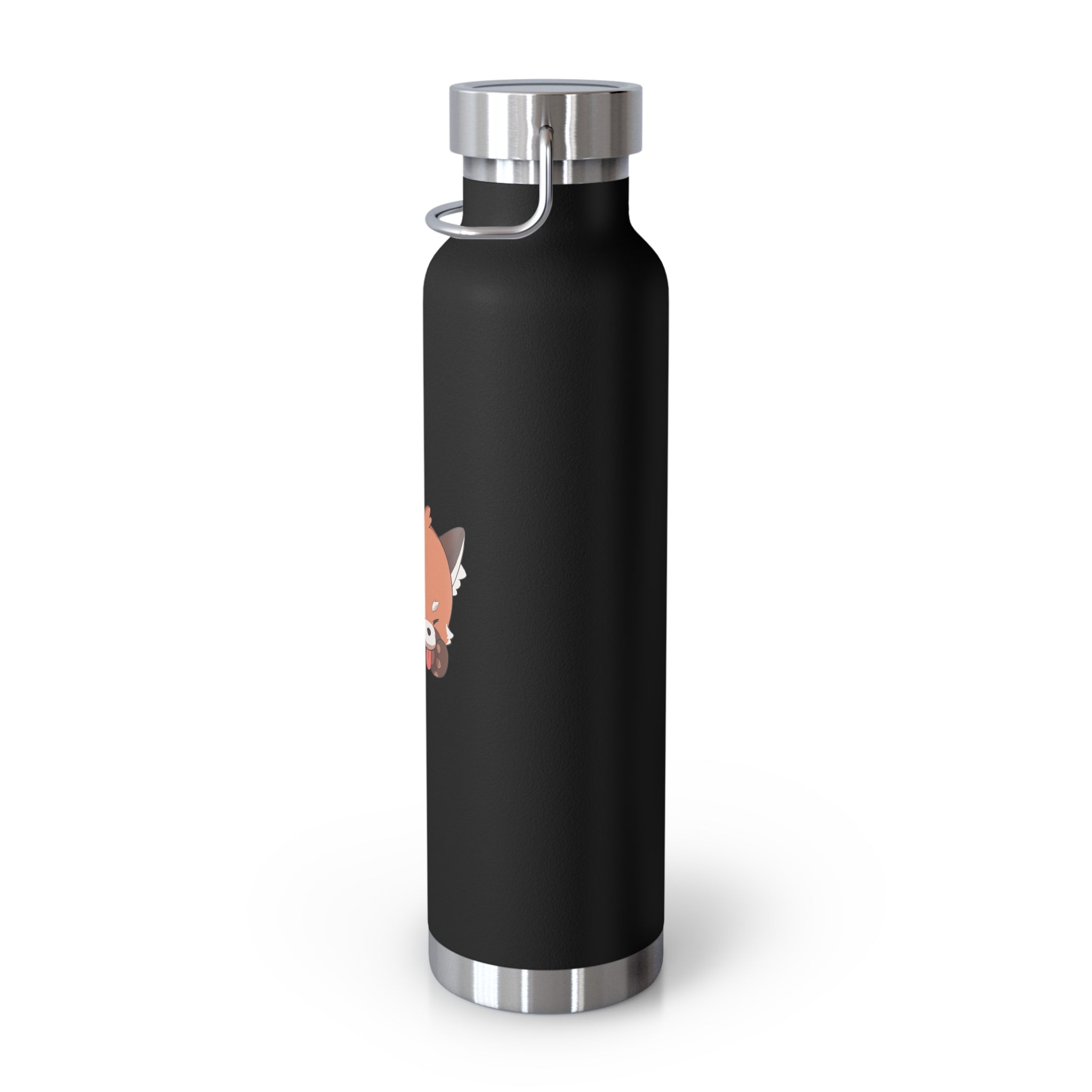 Orange Cute Sleeping Red Panda 22oz Copper Vacuum Insulated Bottle