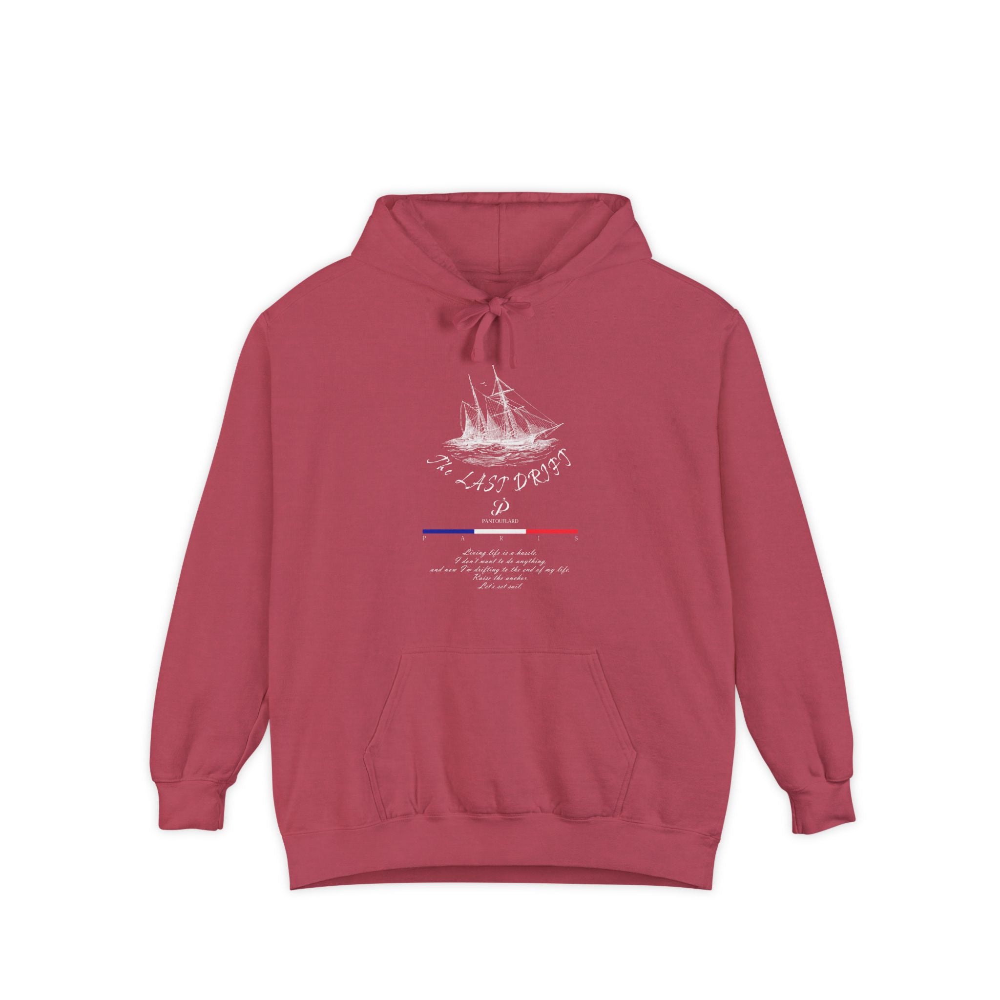 Old Money Nautical Heritage Hoodie - The Last Drift II (9.5oz Garment-Dyed Fleece)